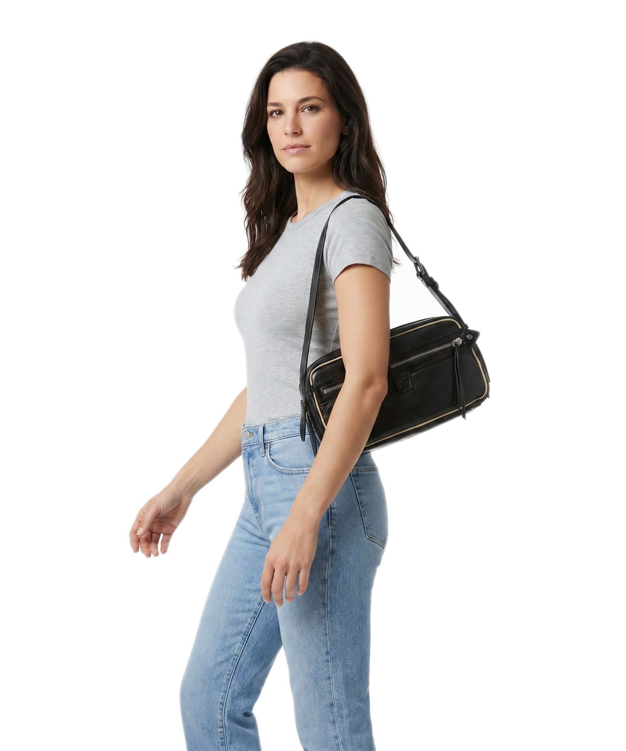Liebeskind Juno Recycled Soft Calf M Shoulder bag black - Image 3