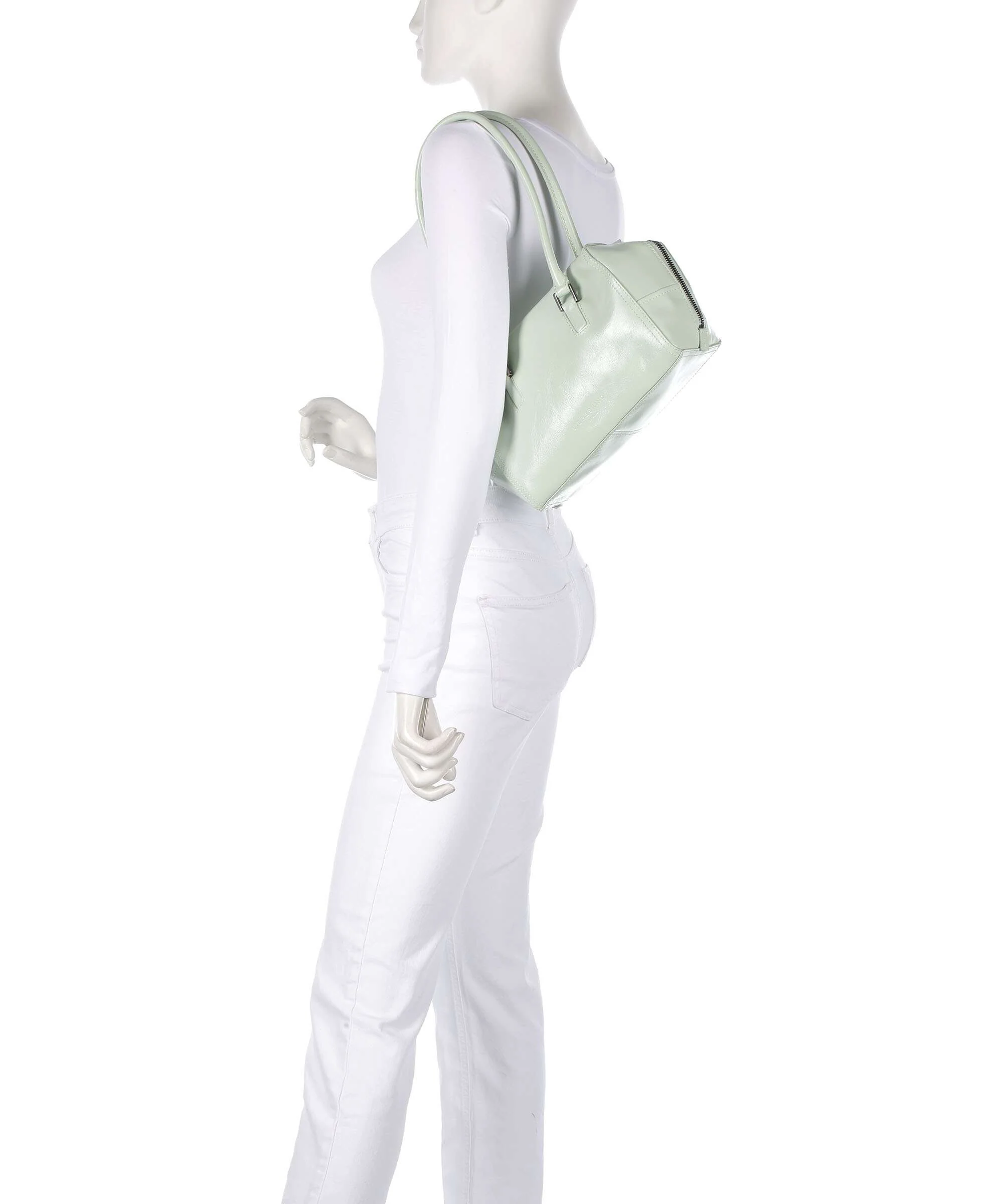 Liebeskind Kayla Lack Distressed S Shoulder bag sage - Image 3