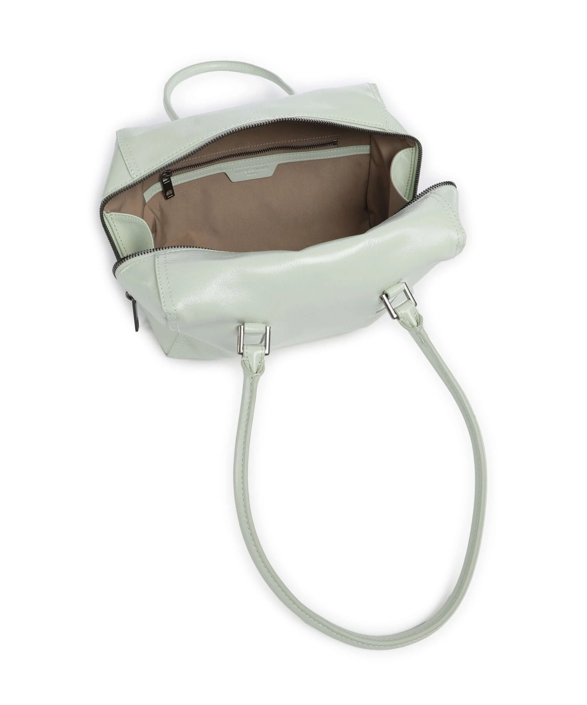 Liebeskind Kayla Lack Distressed S Shoulder bag sage - Image 6