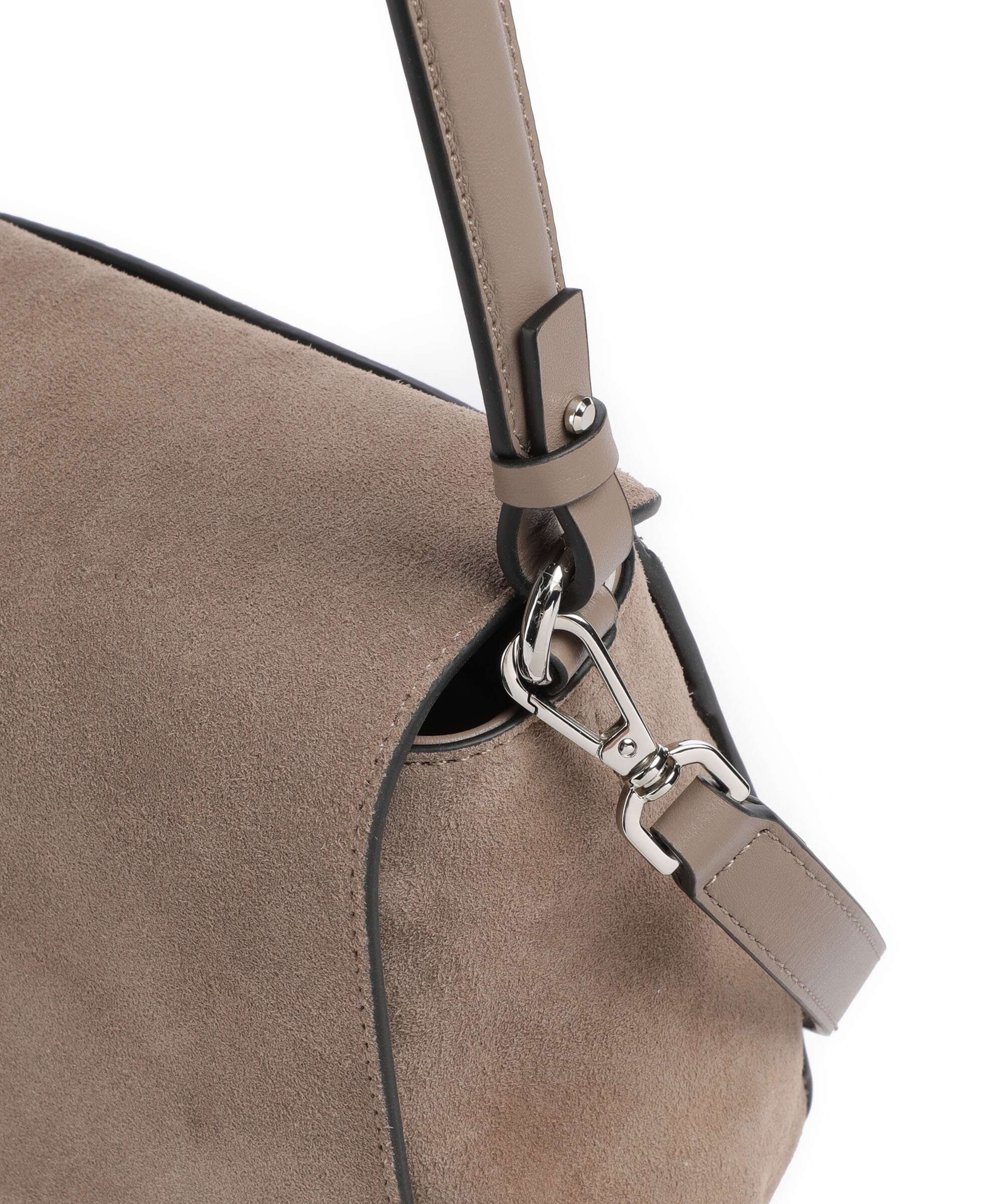 Liebeskind Lilly Suede M Shoulder bag neutral gray - Image 5