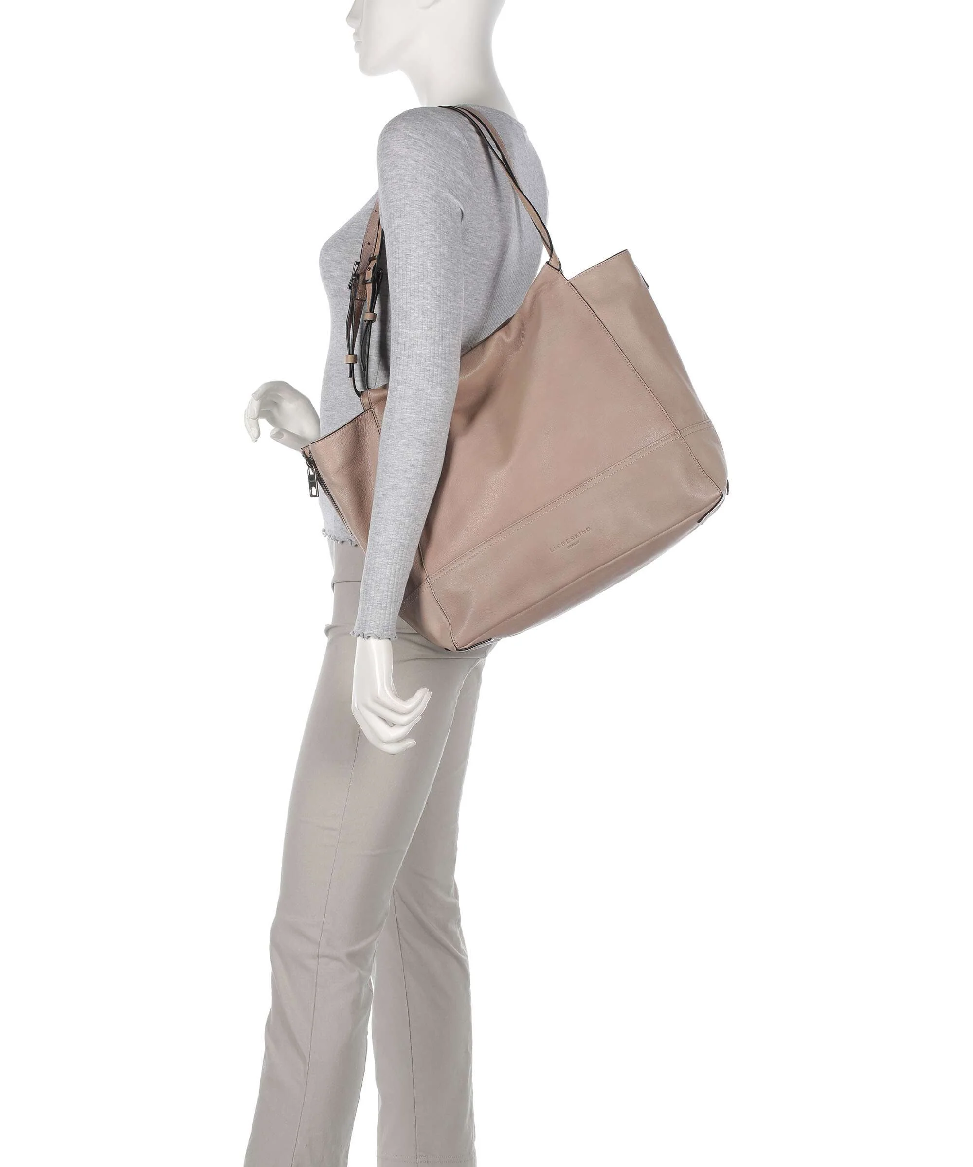 Liebeskind Lou 2 3D Leather L Tote bag stone - Image 3