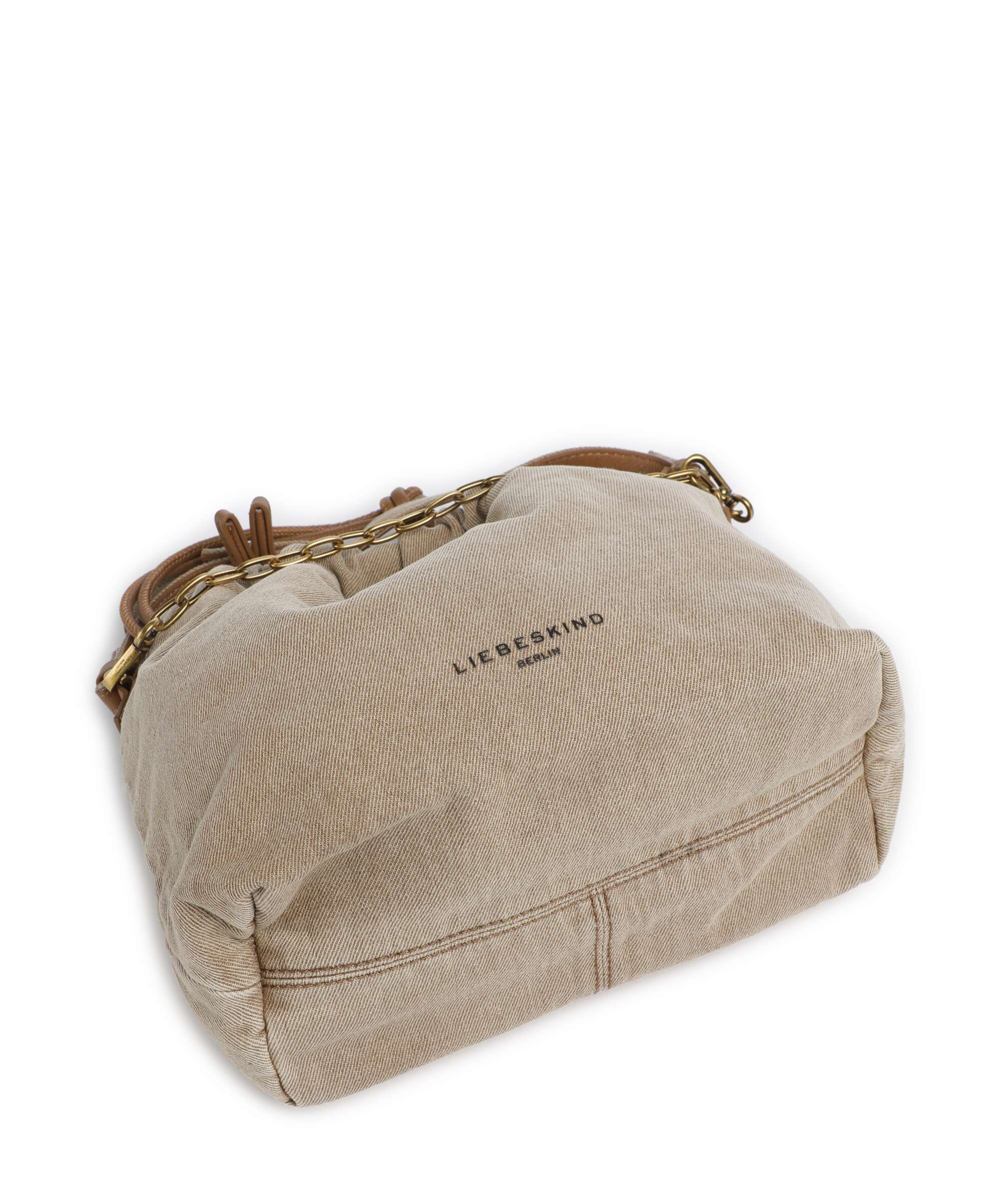 Liebeskind Lya II Denim S Bucket bag beige - Image 5