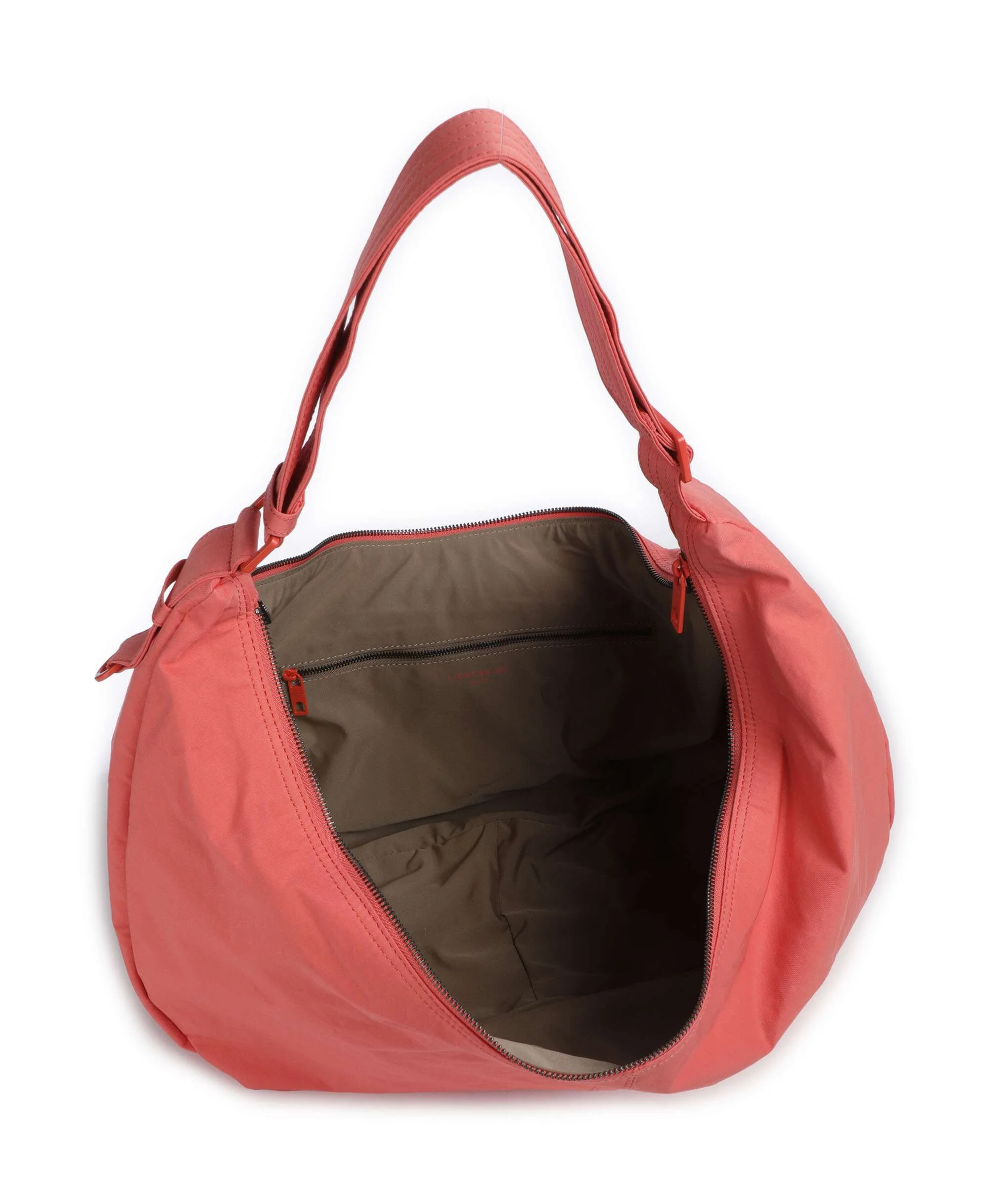 Liebeskind Moon Nylon L Hobo bag coral - Image 6