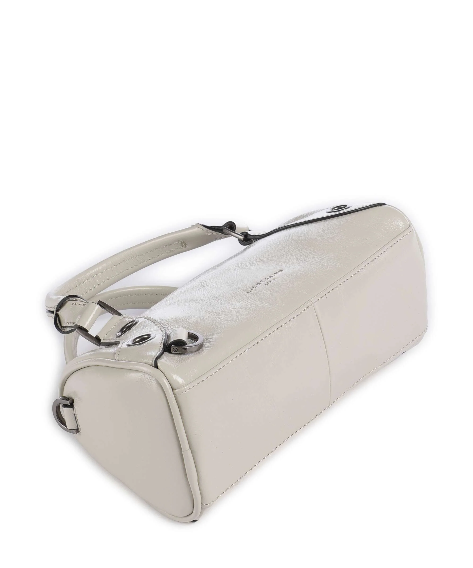 Liebeskind Nika Lack Distressed S Handbag milk - Image 5