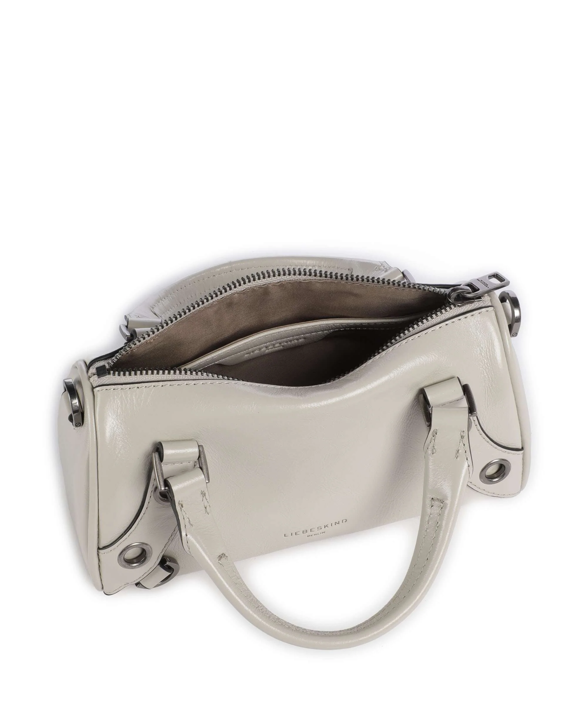 Liebeskind Nika Lack Distressed S Handbag milk - Image 6
