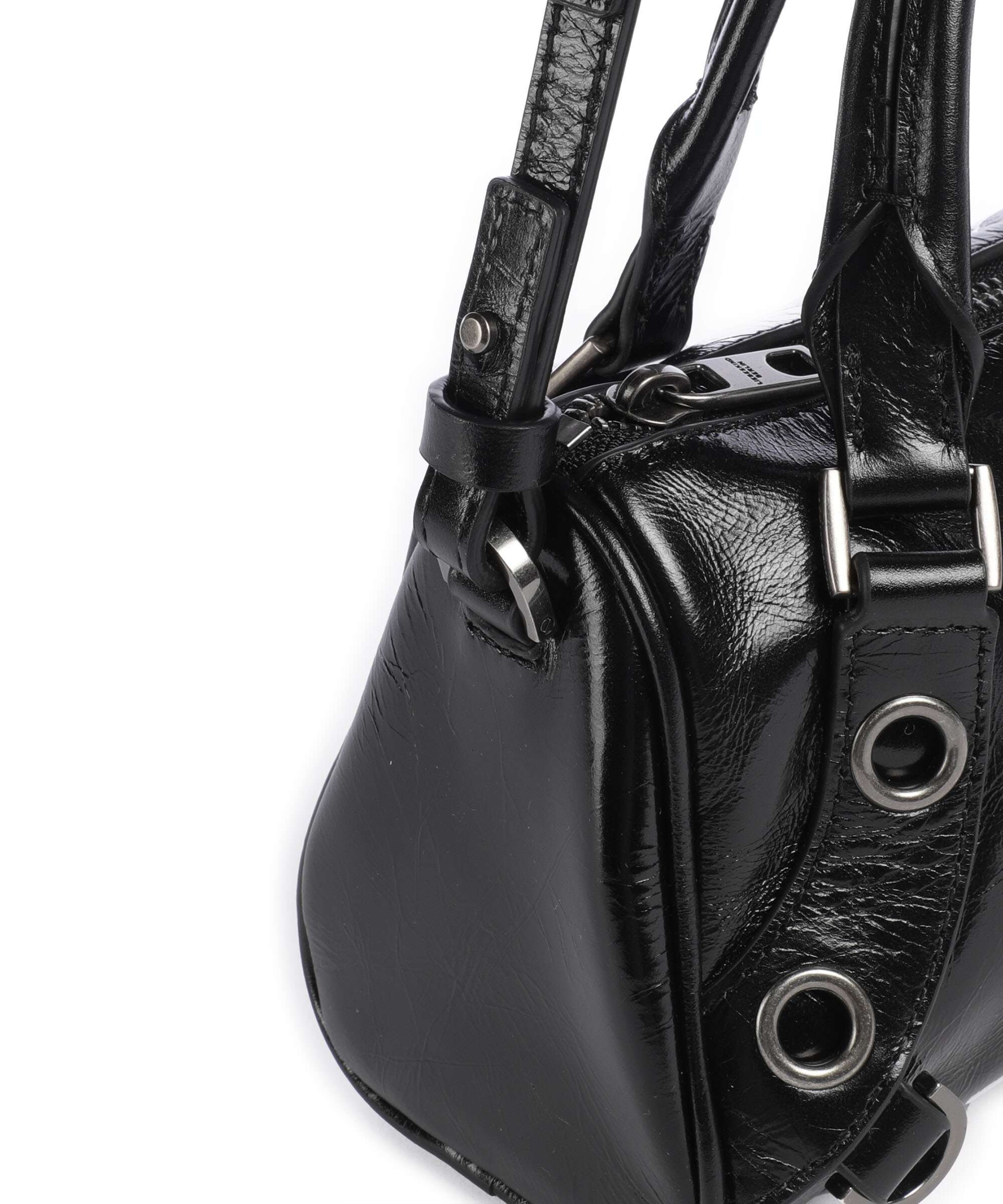 Liebeskind Nika Lack Distressed S Handbag black - Image 4