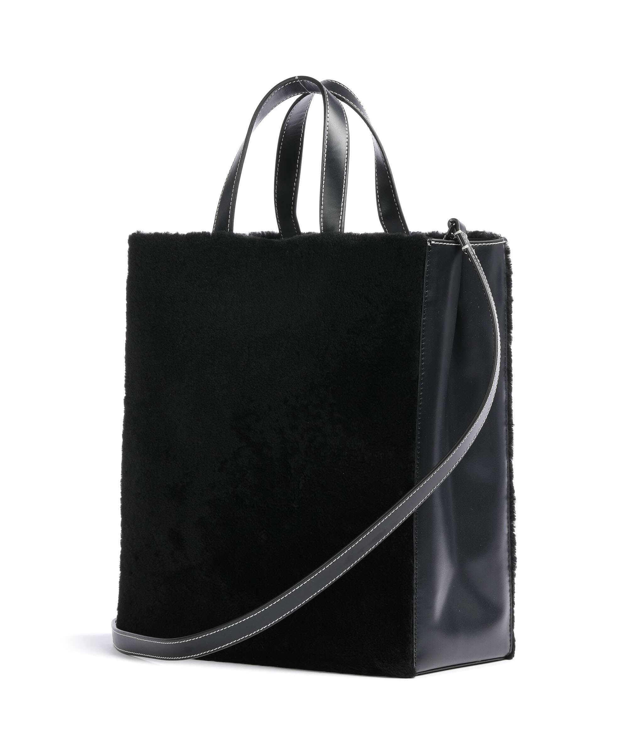 Liebeskind Paper Bag Shearling M Handbag black - Image 2