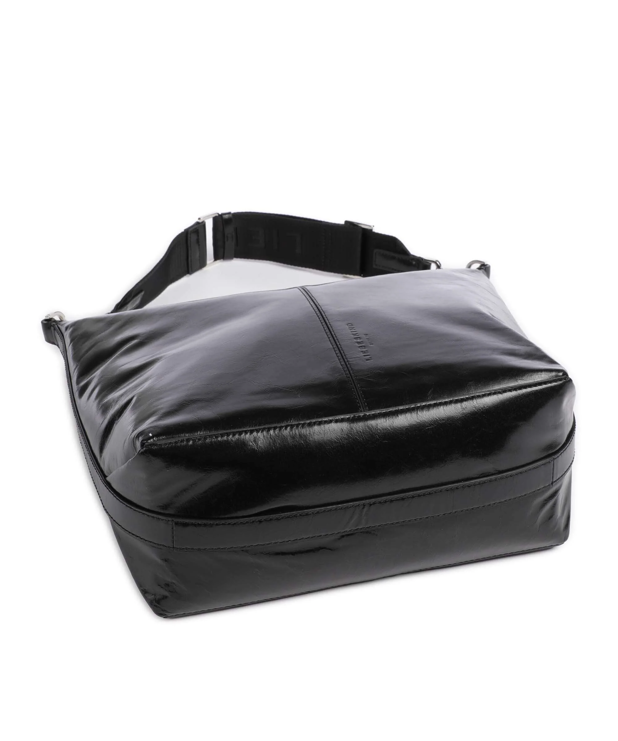 Liebeskind Paris 4 Paper Touch Crinkle M Hobo bag black - Image 5