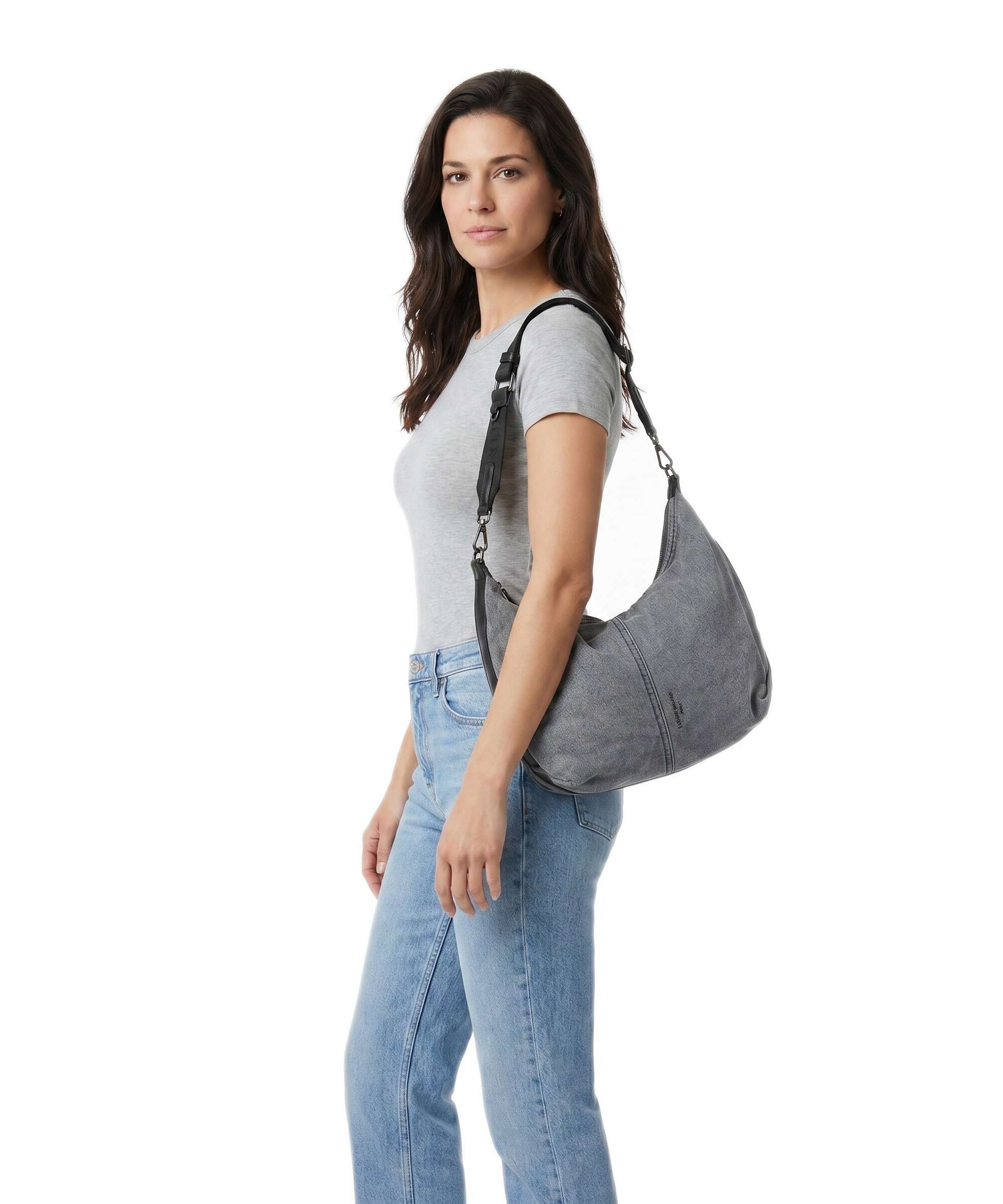 Liebeskind Paris Denim M Hobo bag blue denim - Image 3