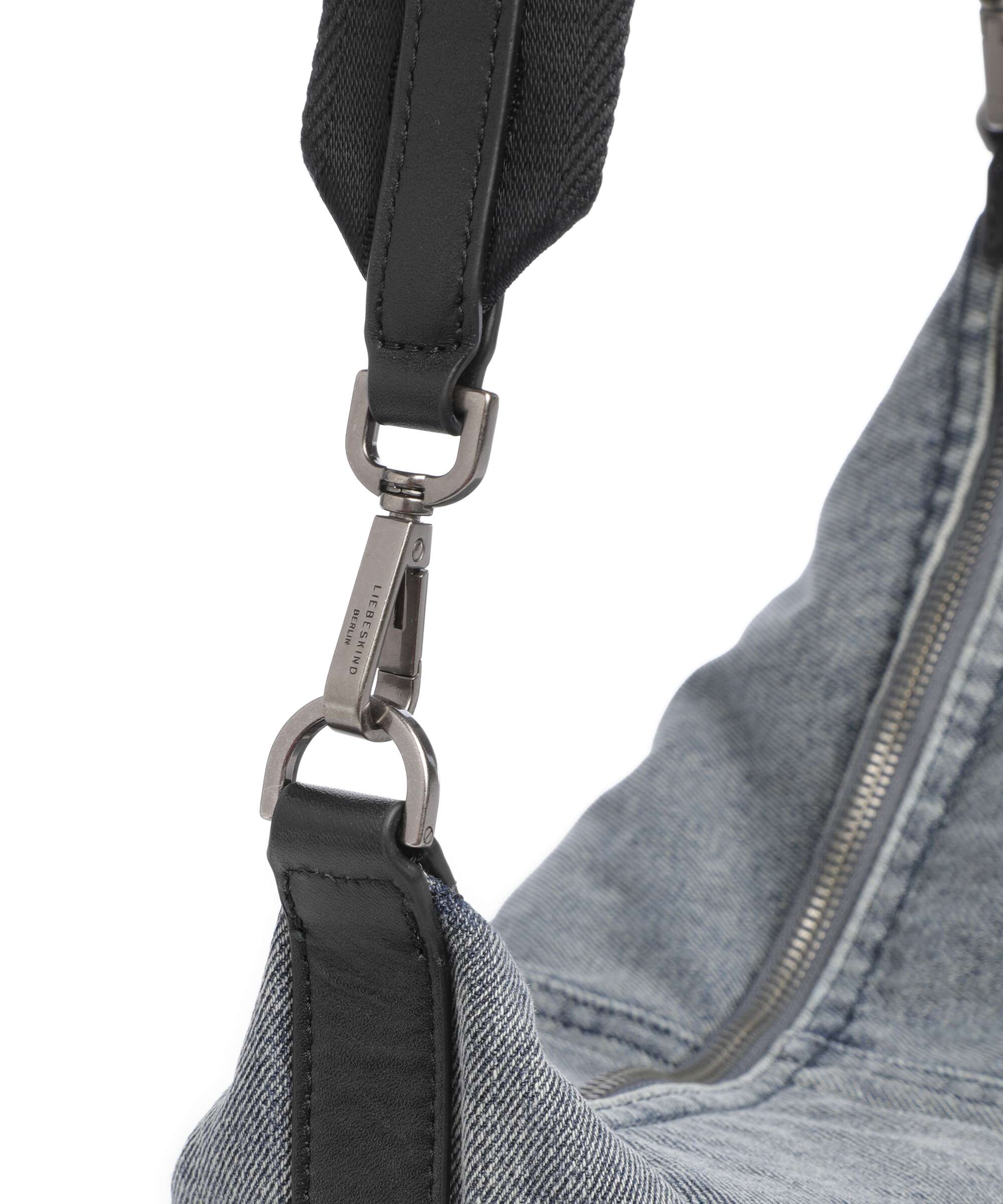 Liebeskind Paris Denim M Hobo bag blue denim - Image 4
