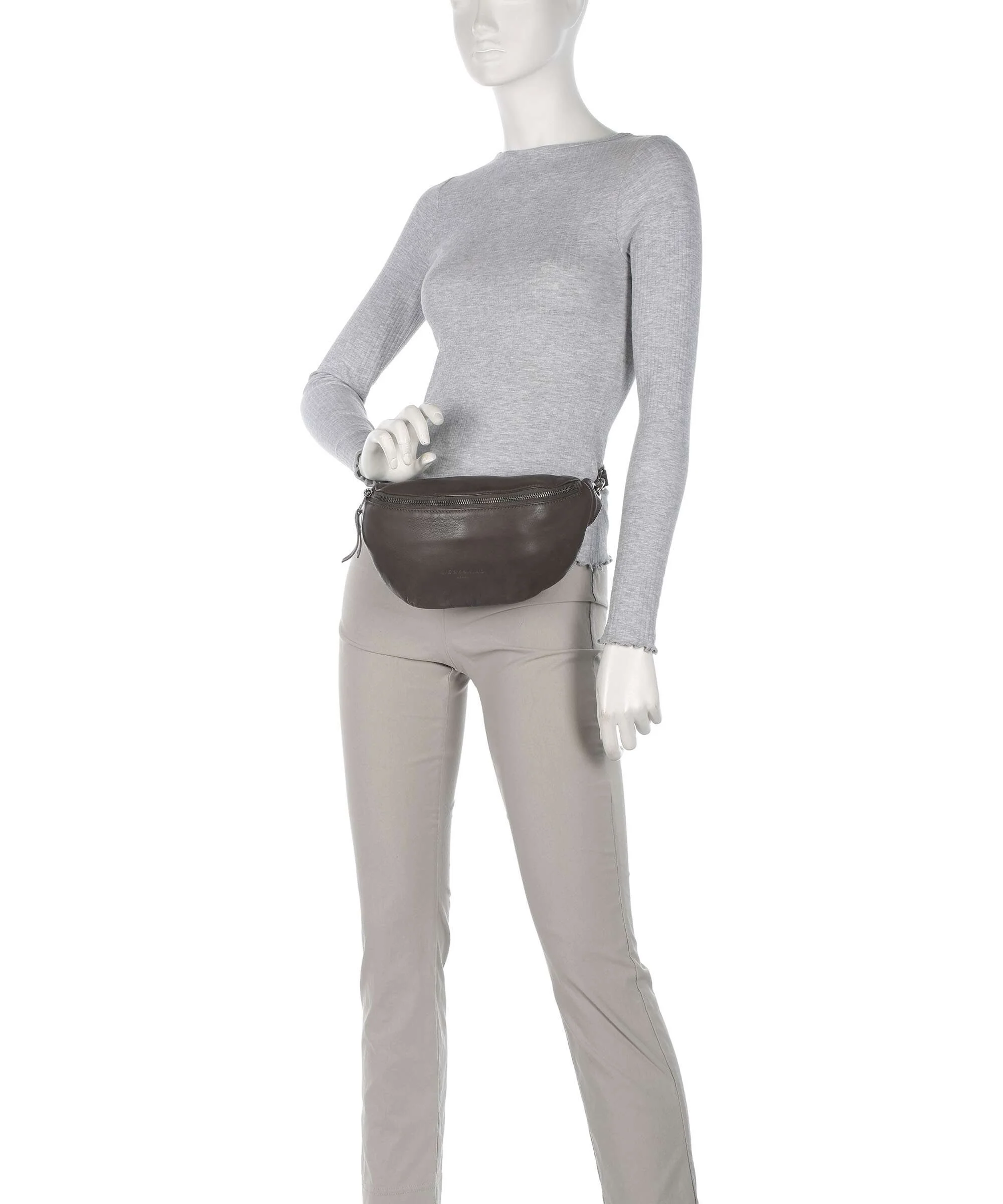 Liebeskind Tavia Sheep Natural Belt bag dark grigio - Image 4