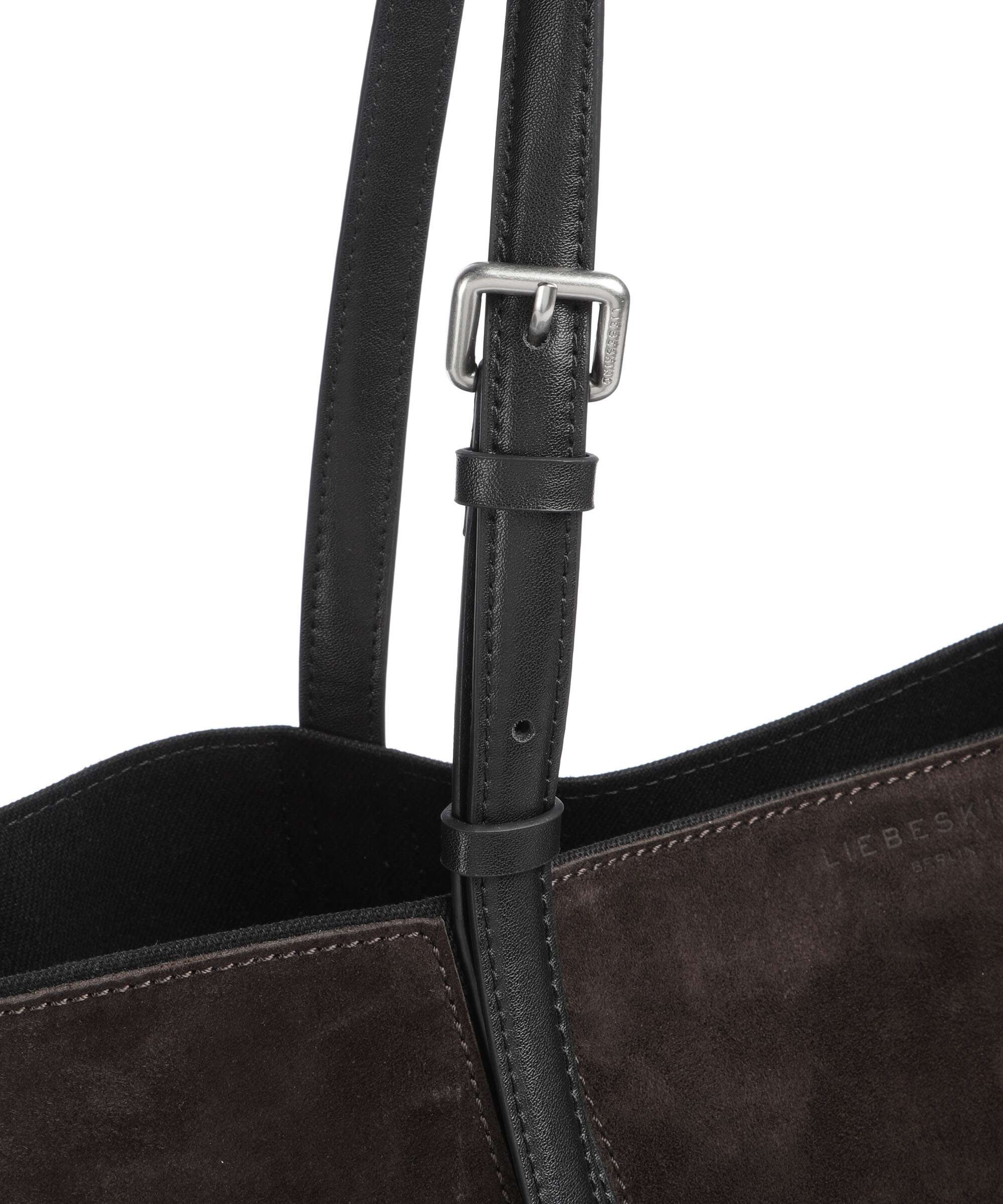 Liebeskind Una Recycled Suede M Tote bag deep soil - Image 4