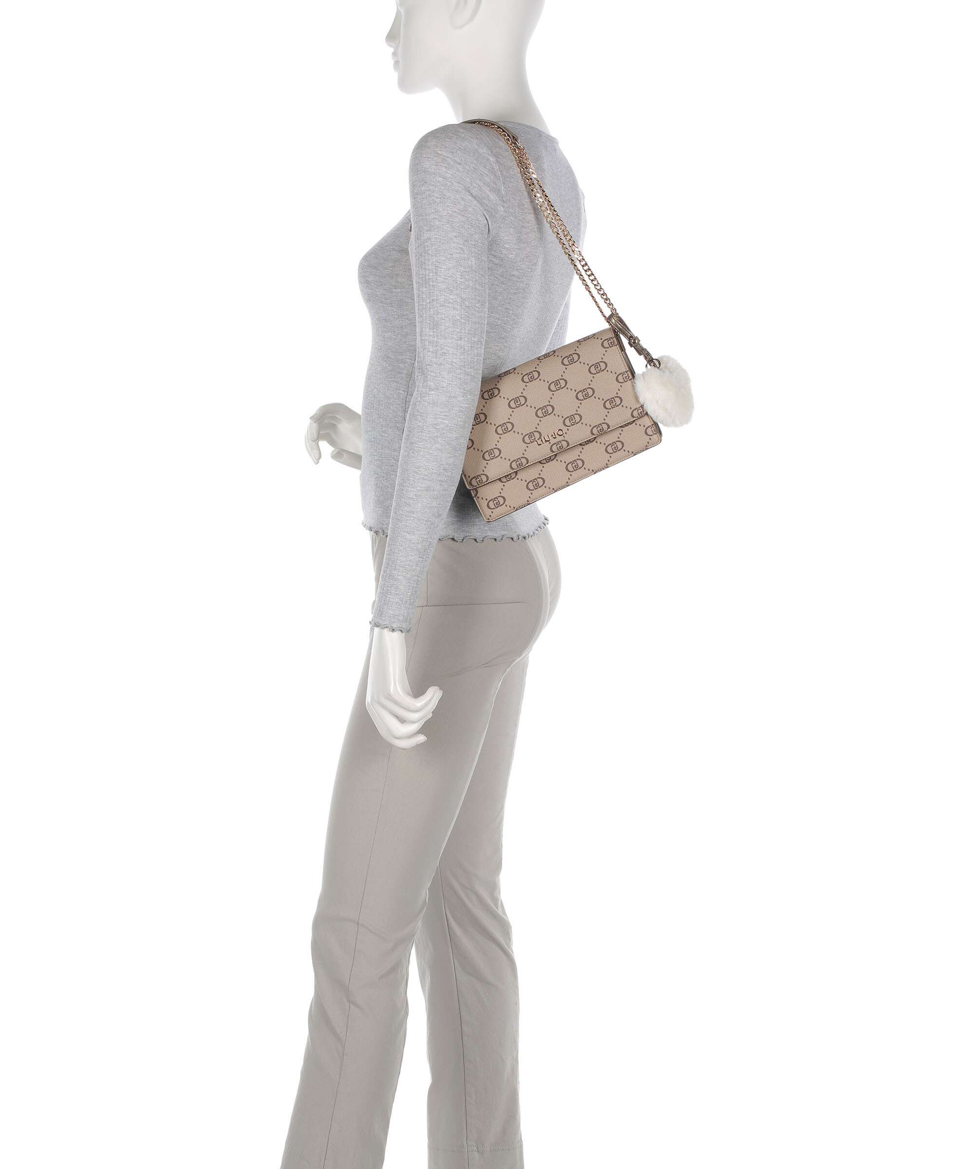 Liu Jo Manhattan Shoulder bag tortora chiaro - Image 4