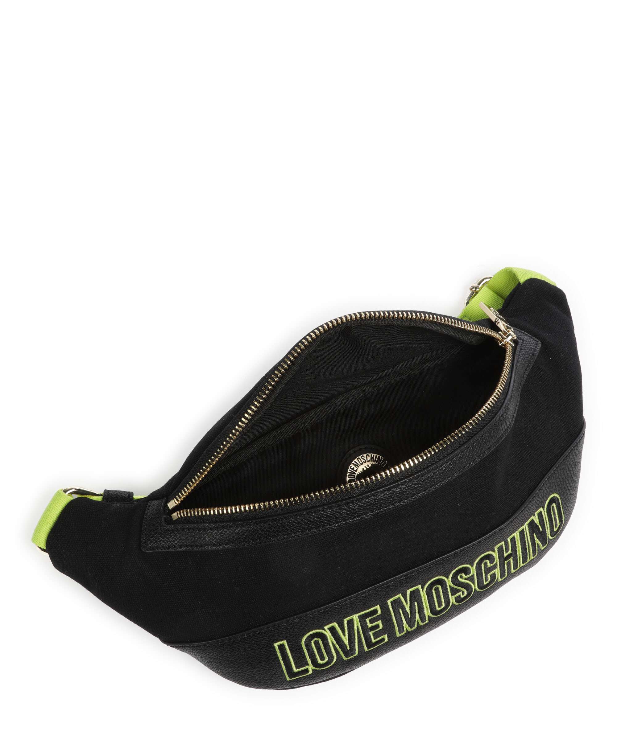 Love Moschino Free Time Belt bag nero/lime - Image 6