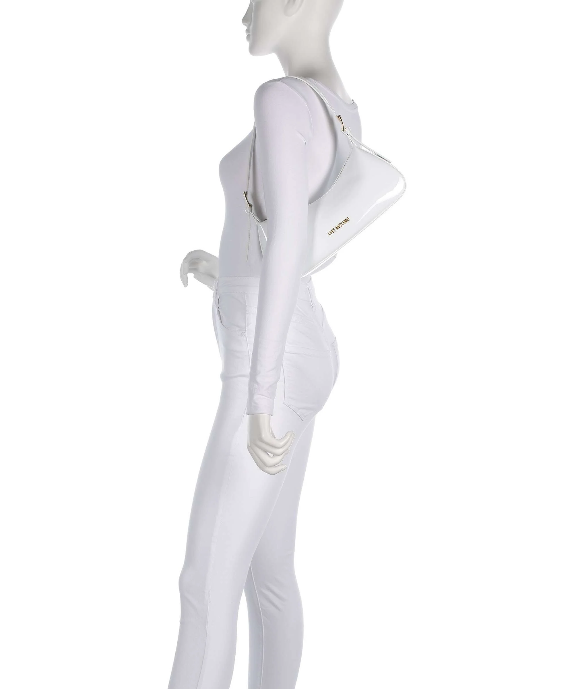 Love Moschino Smart Daily Shoulder bag white - Image 4