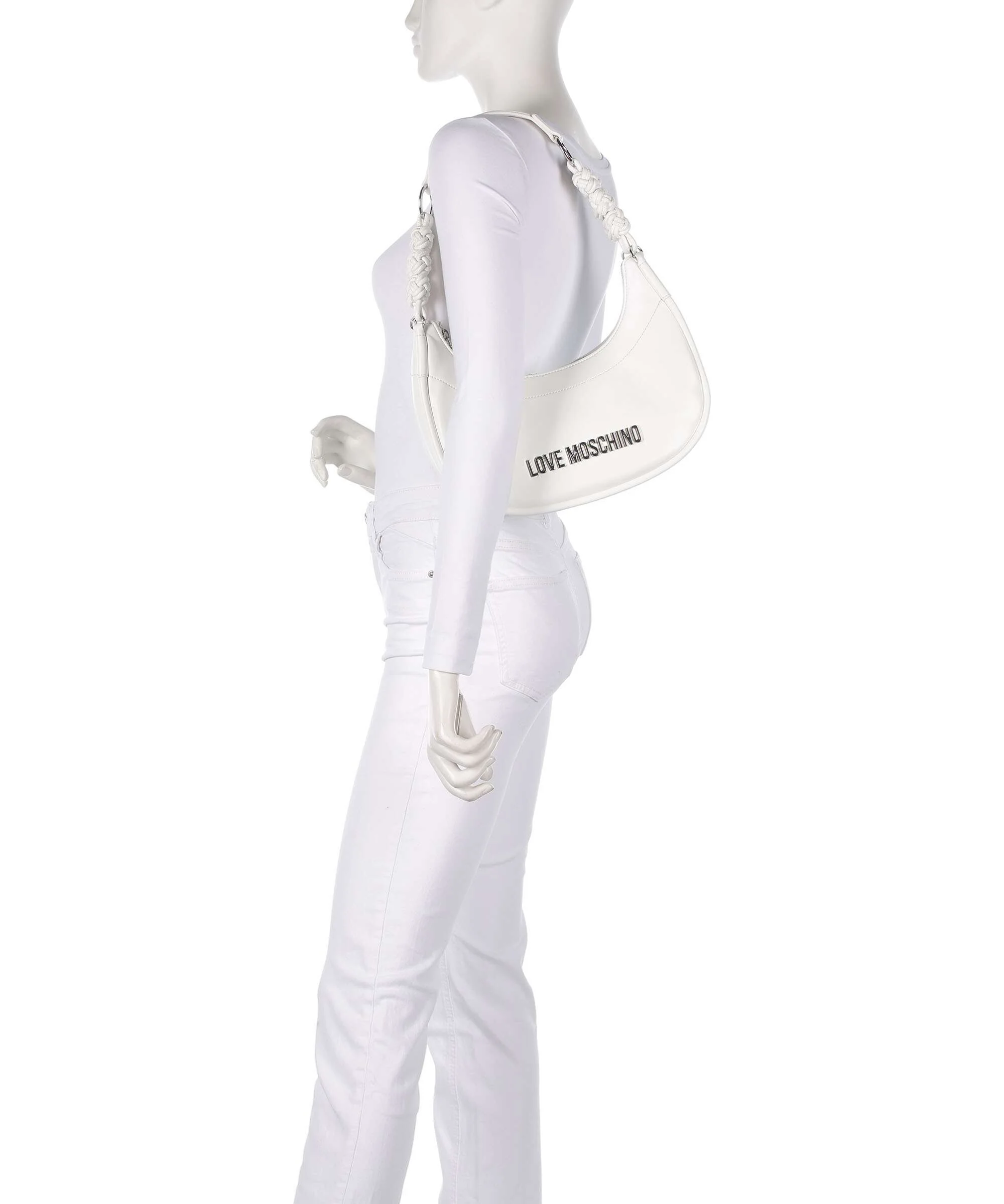 Love Moschino Tender Shoulder bag bianco - Image 3