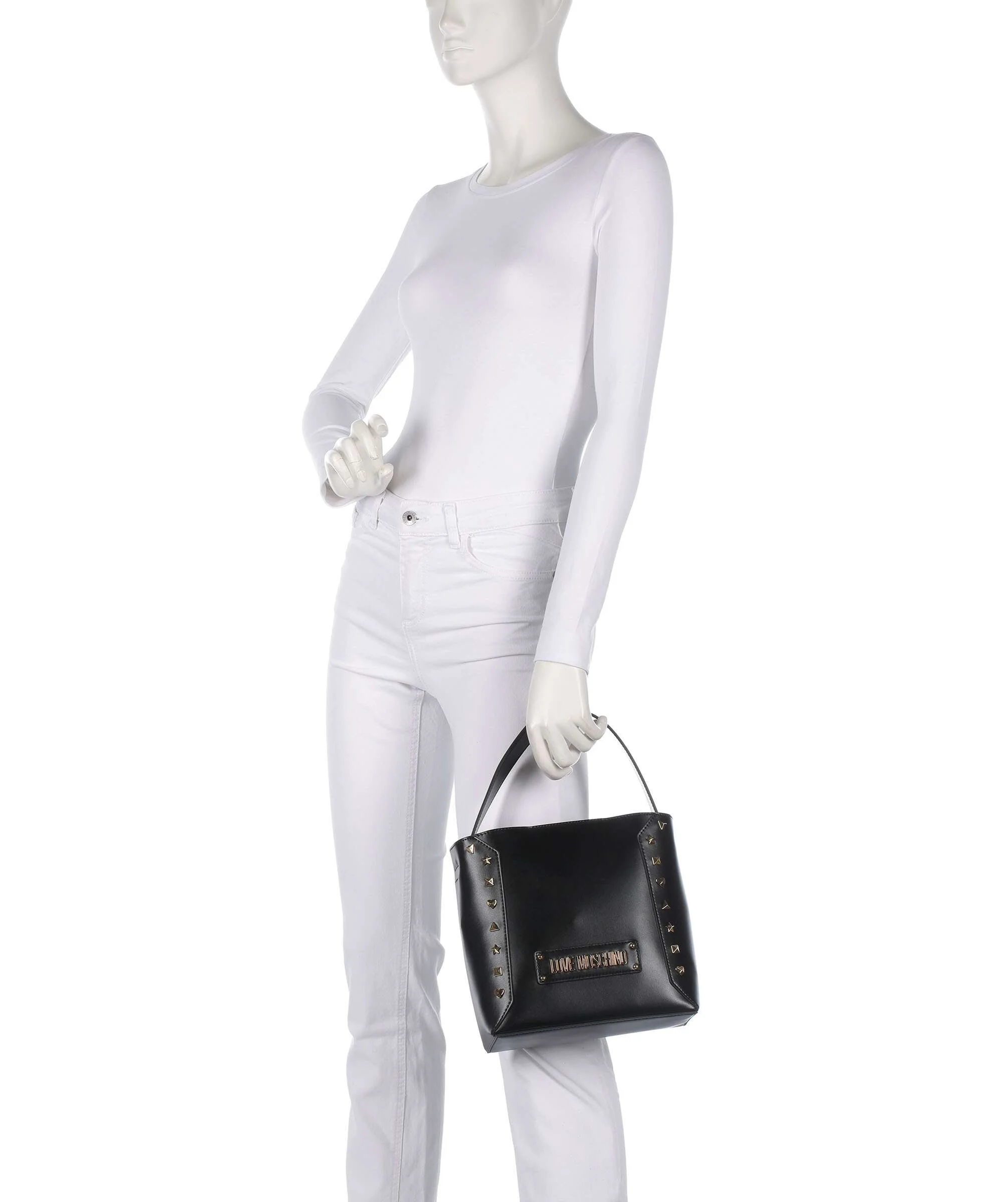 Love Moschino Timeless Handbag nero - Image 3