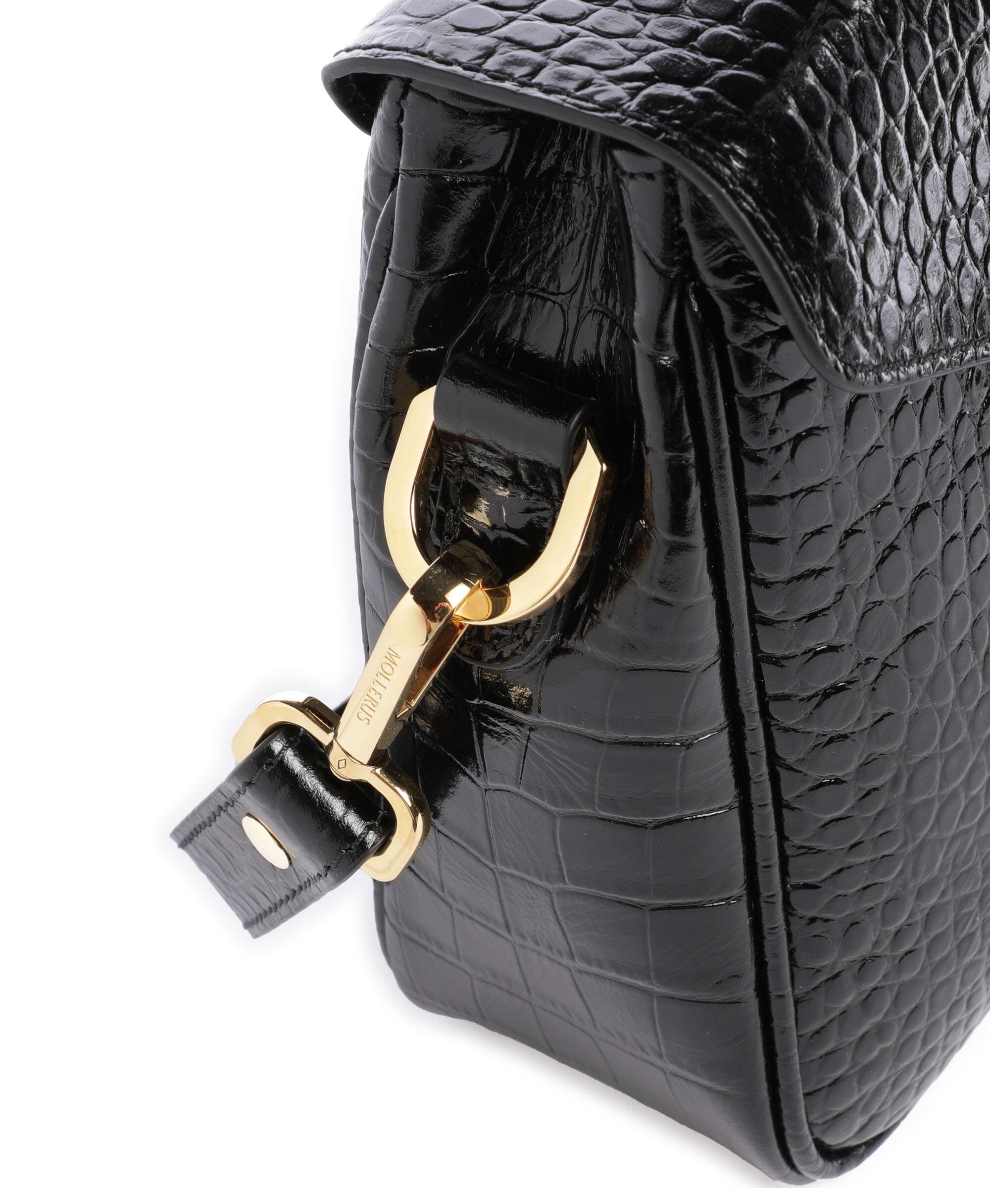 Maison Mollerus Croco Marly Crossbody bag classic schwarz - Image 4