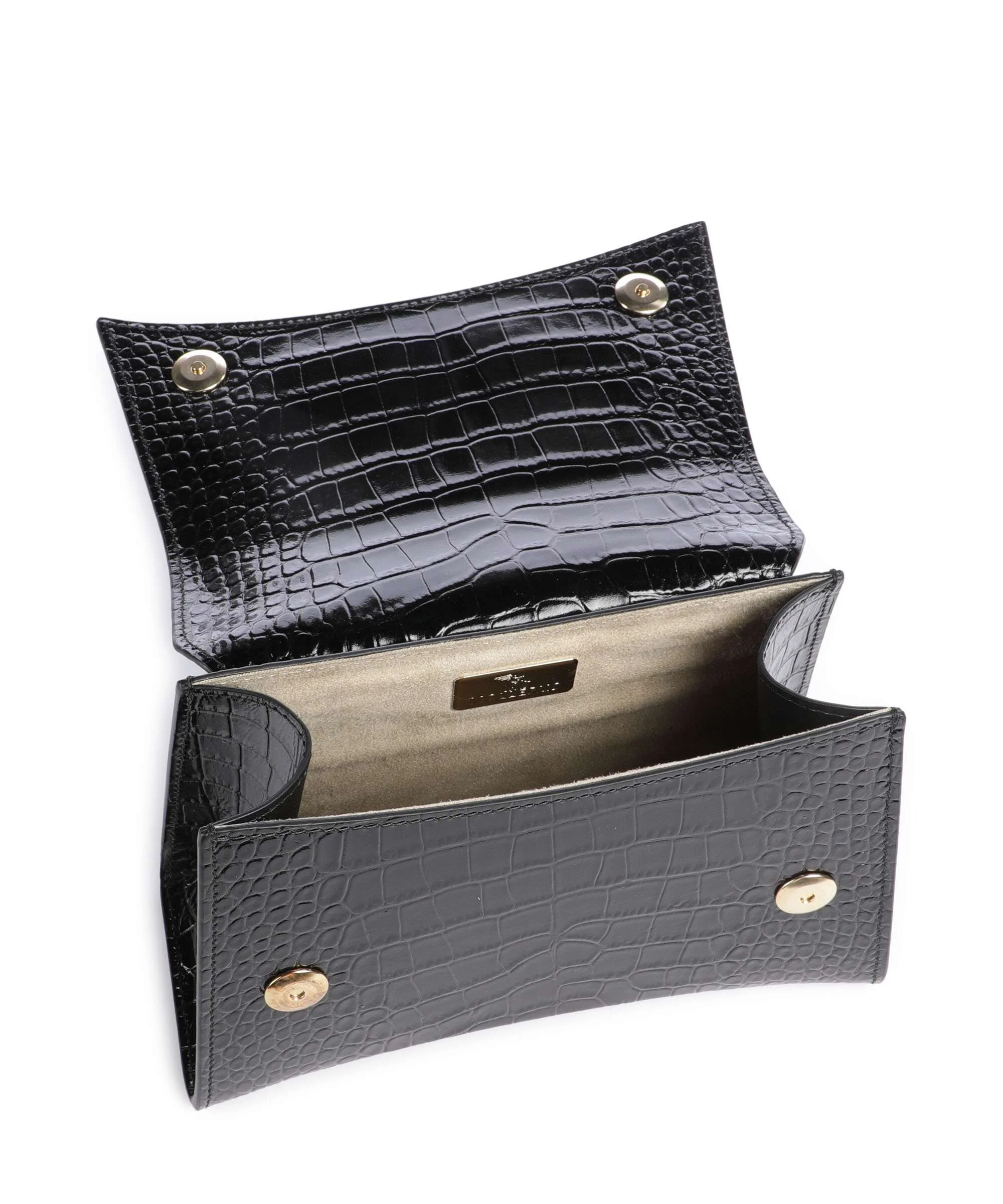 Maison Mollerus Croco Romont Handbag classic schwarz - Image 6