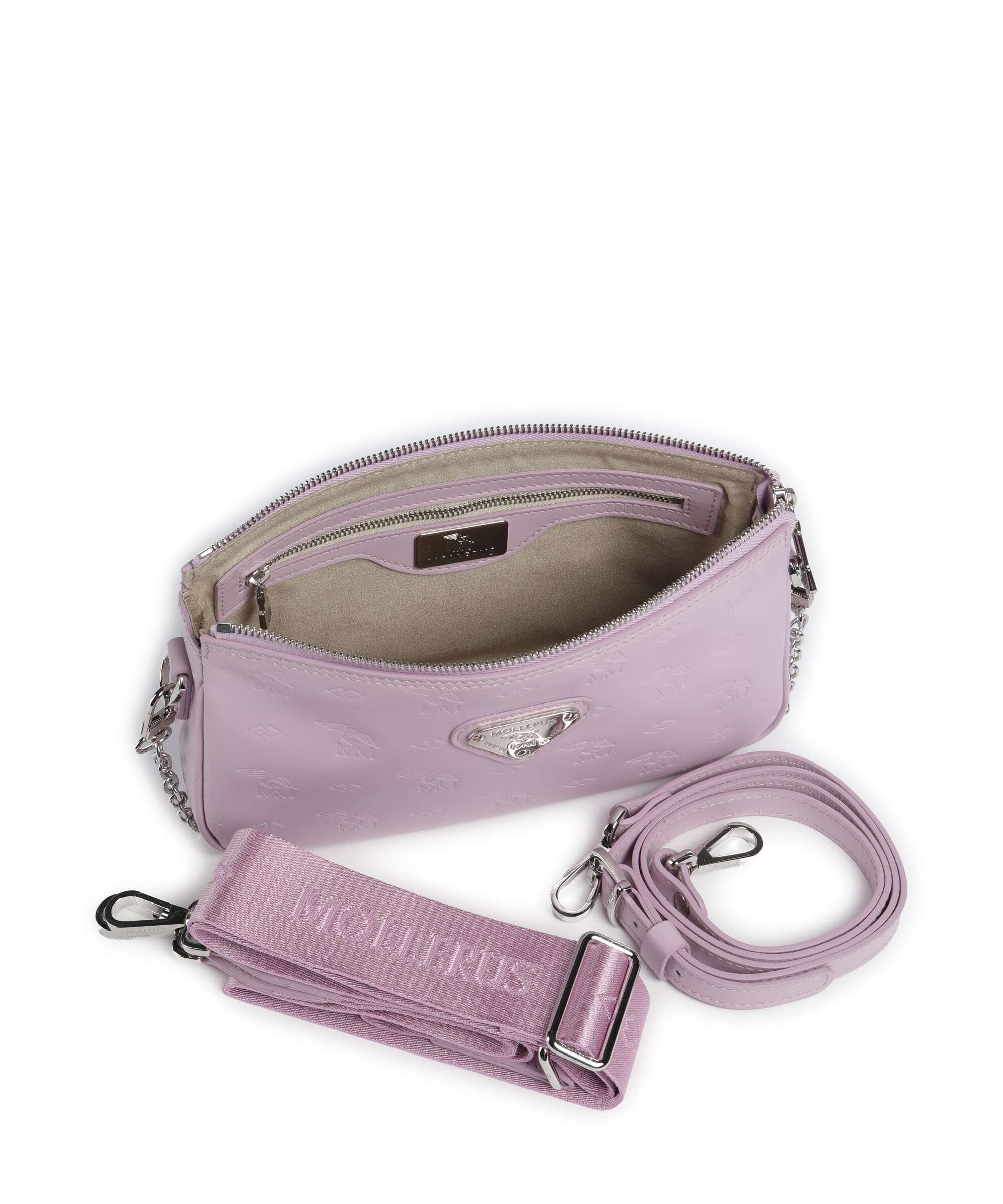Maison Mollerus Stampato Zell Shoulder bag flieder - Image 7