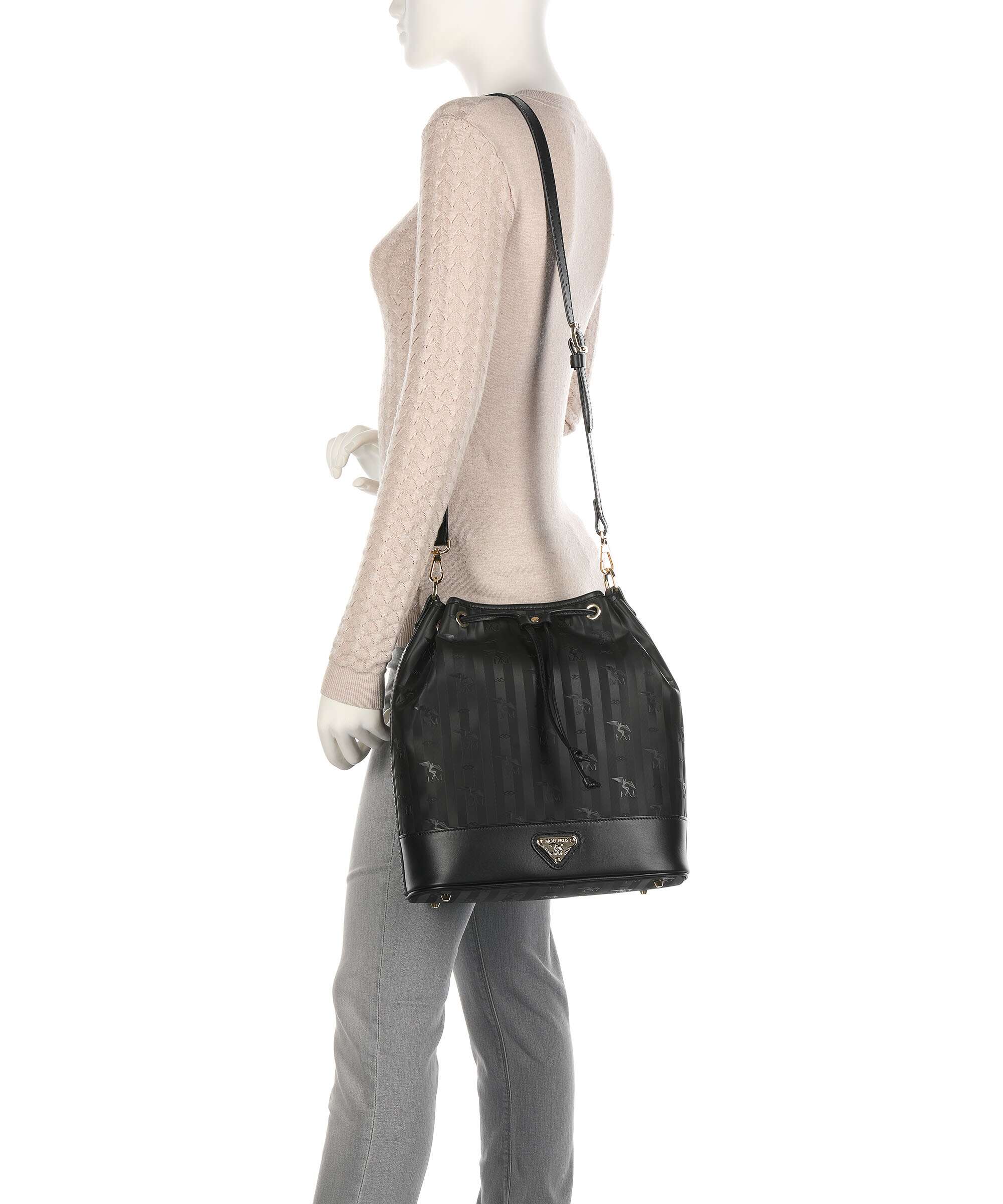 Maison Mollerus Vinerus Niesen Bucket bag black - Image 3