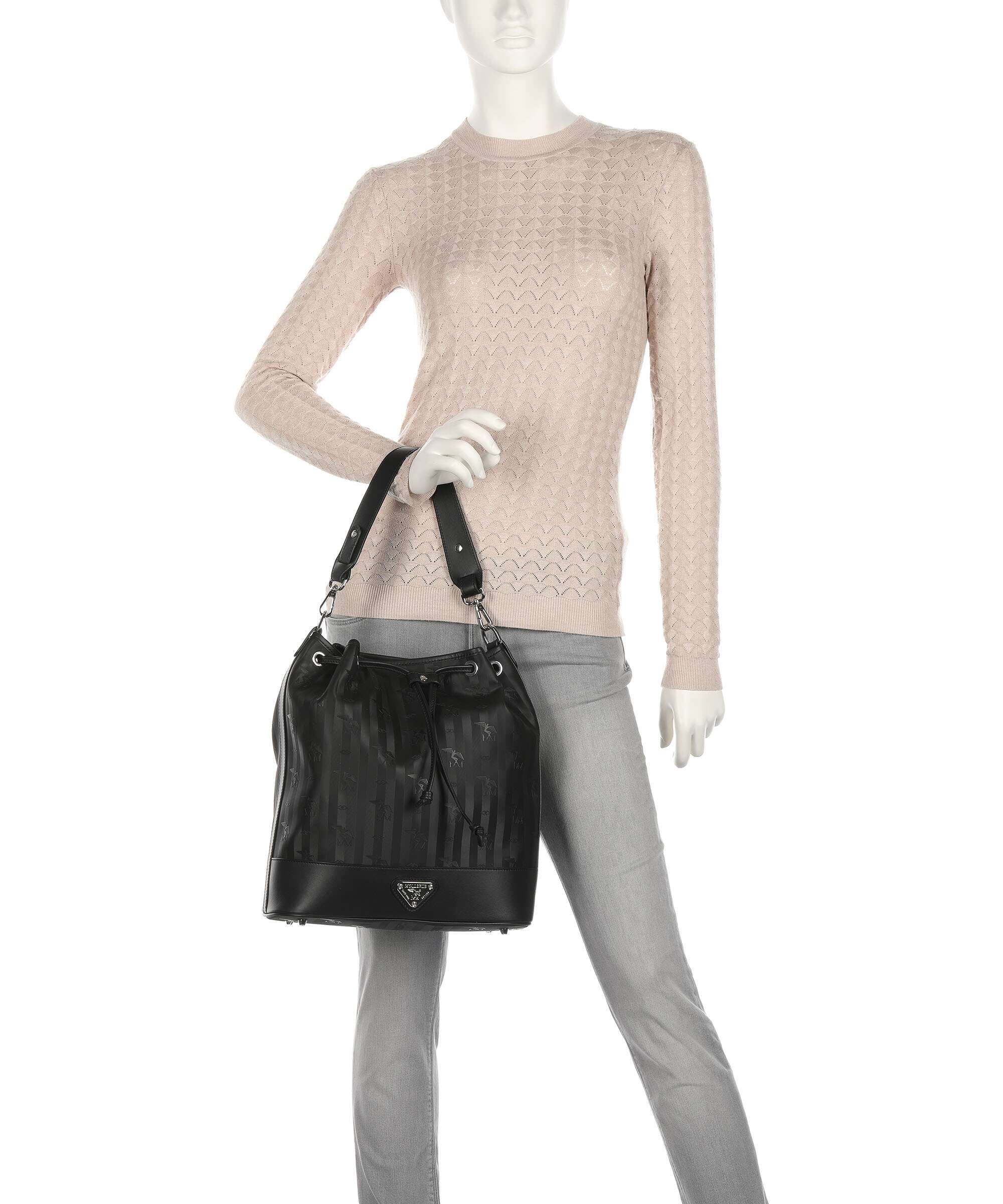 Maison Mollerus Vinerus Niesen Bucket bag black - Image 4