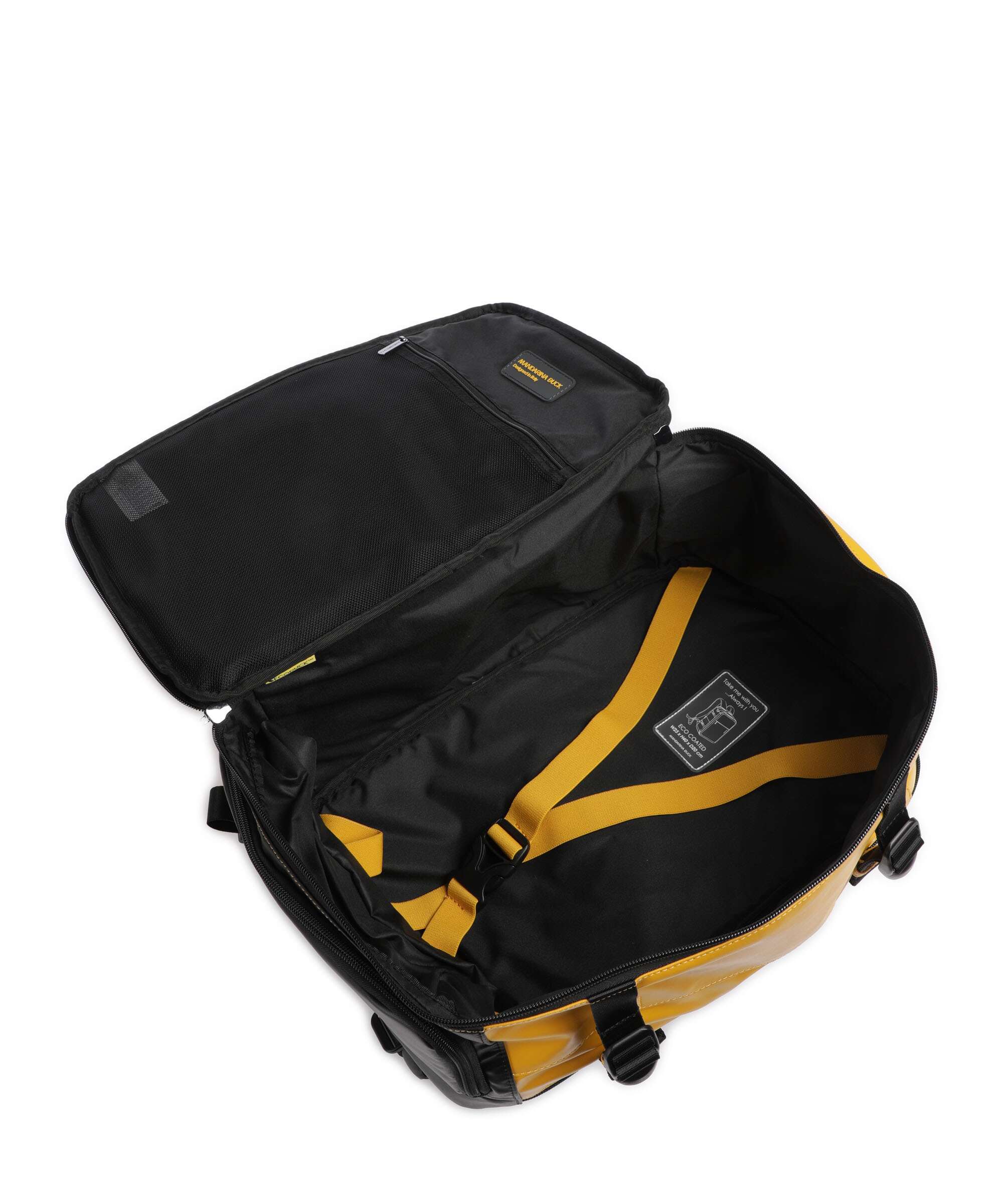 Mandarina Duck Eco Coated Backpack duck yellow - Image 7