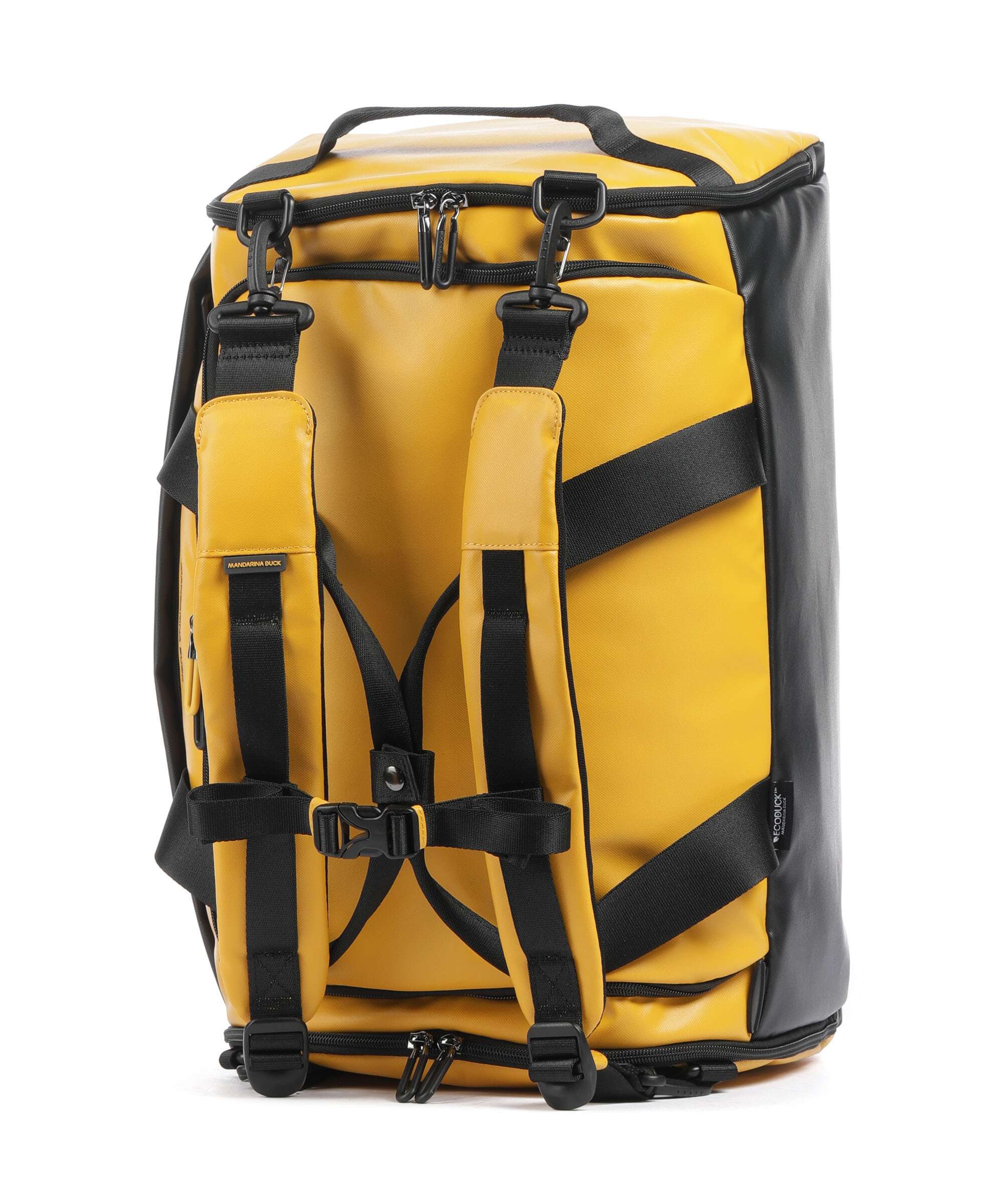 Mandarina Duck Eco Coated Weekend bag duck yellow - Image 3
