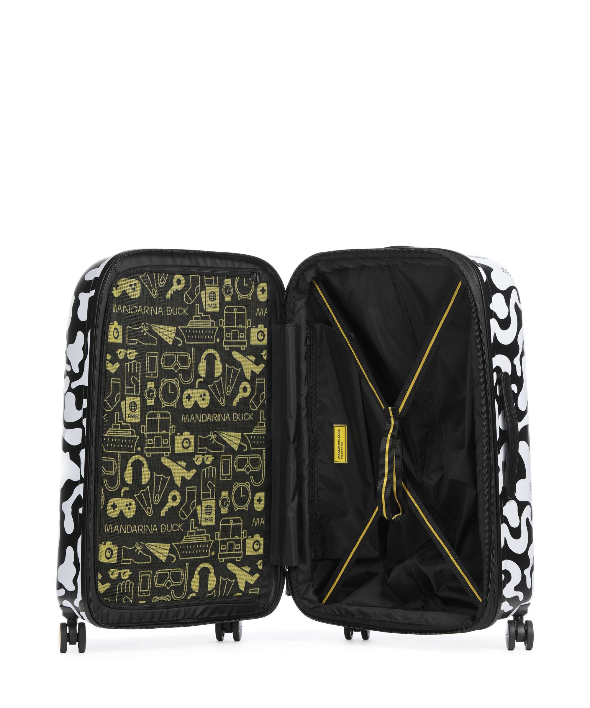Mandarina Duck Logoduck+ Moire Spinner (4 wheels) moire - Image 6