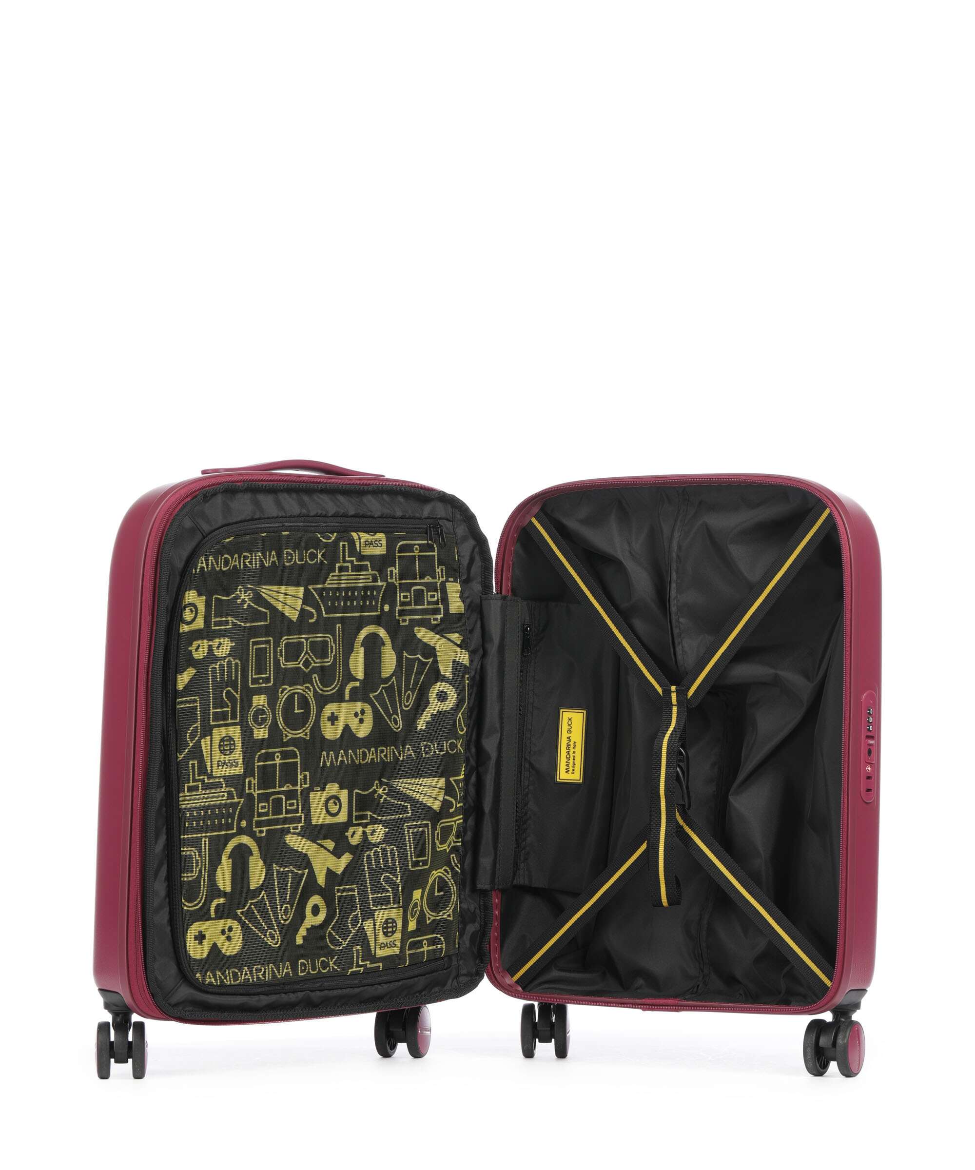Mandarina Duck Logoduck+ Spinner (4 wheels) grape - Image 6