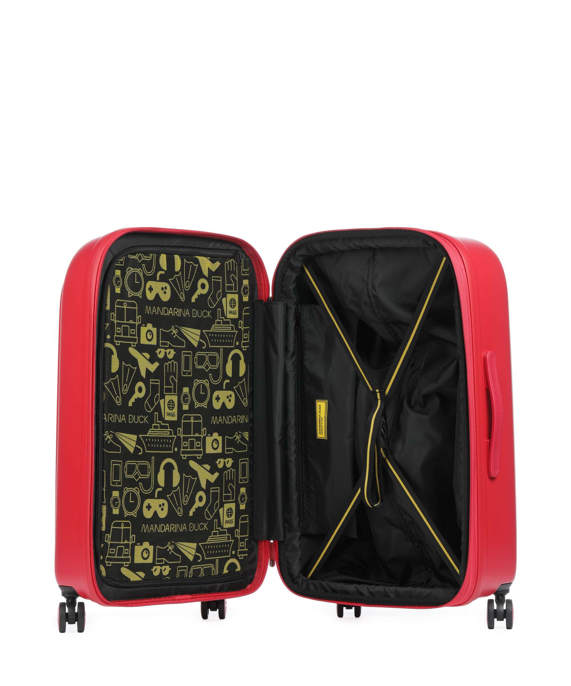 Mandarina Duck Logoduck+ Spinner (4 wheels) cherry tomato - Image 6