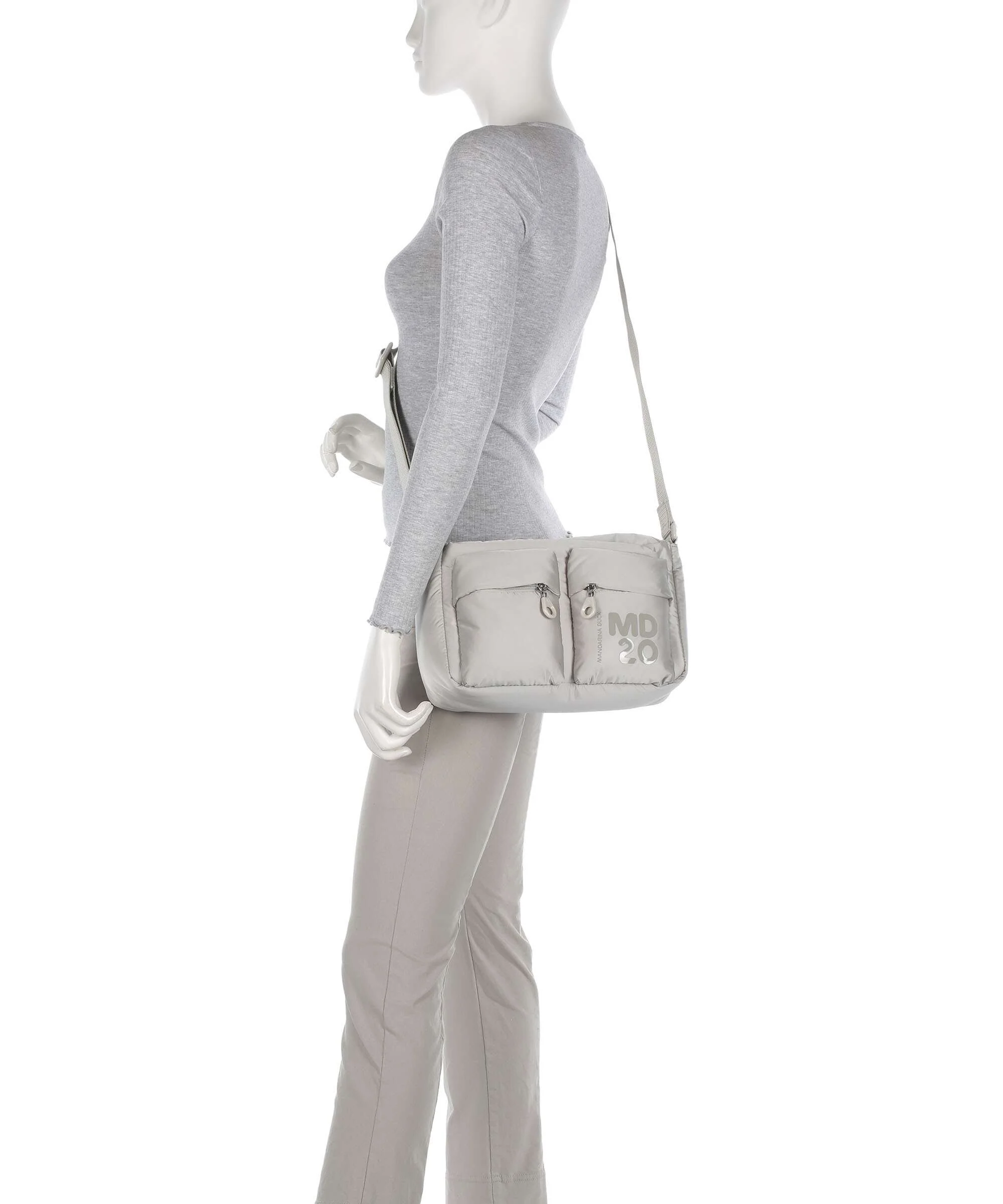 Mandarina Duck MD20 Balloon Crossbody bag sage gray - Image 3