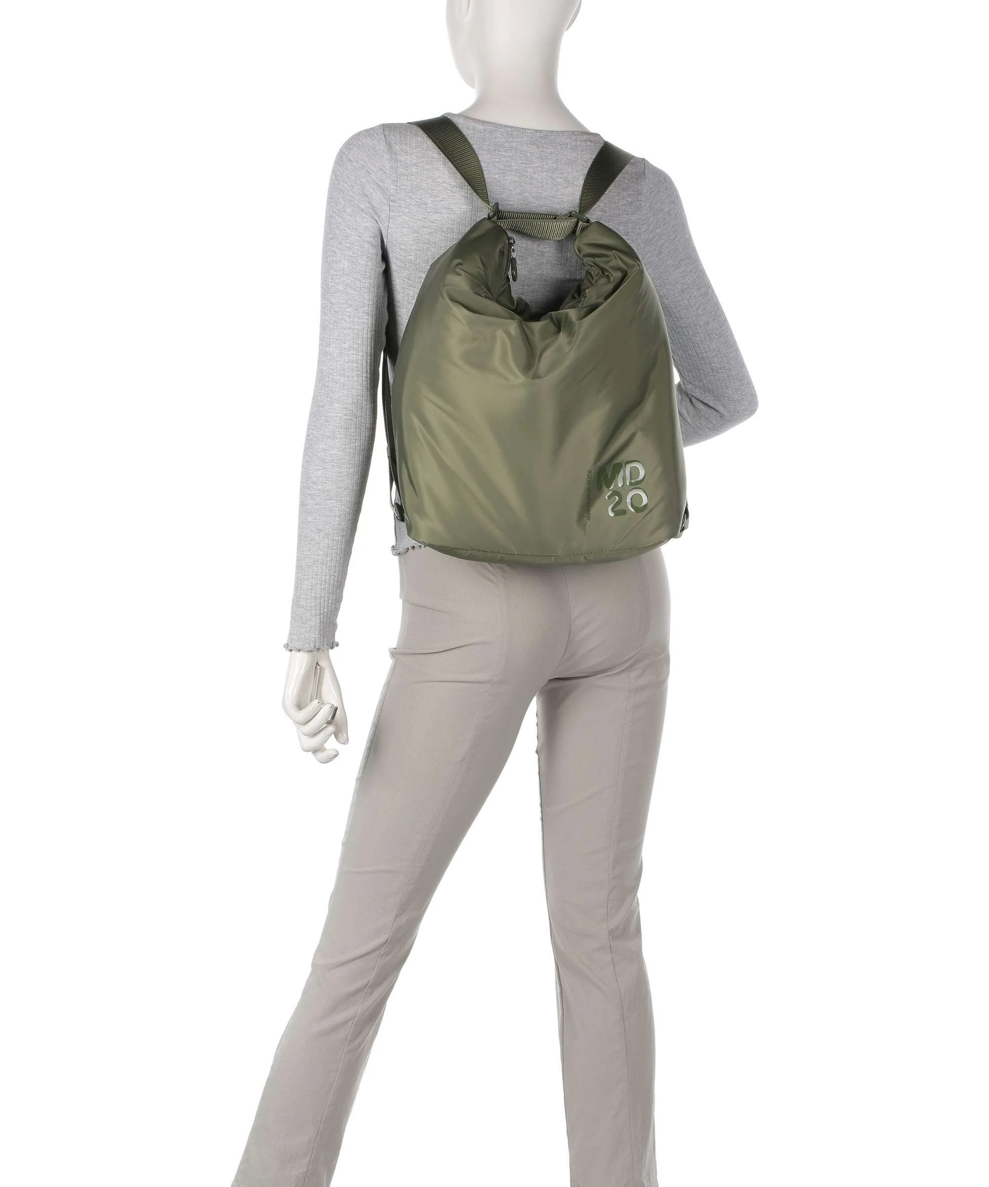 Mandarina Duck MD20 Balloon Hobo bag military green - Image 4