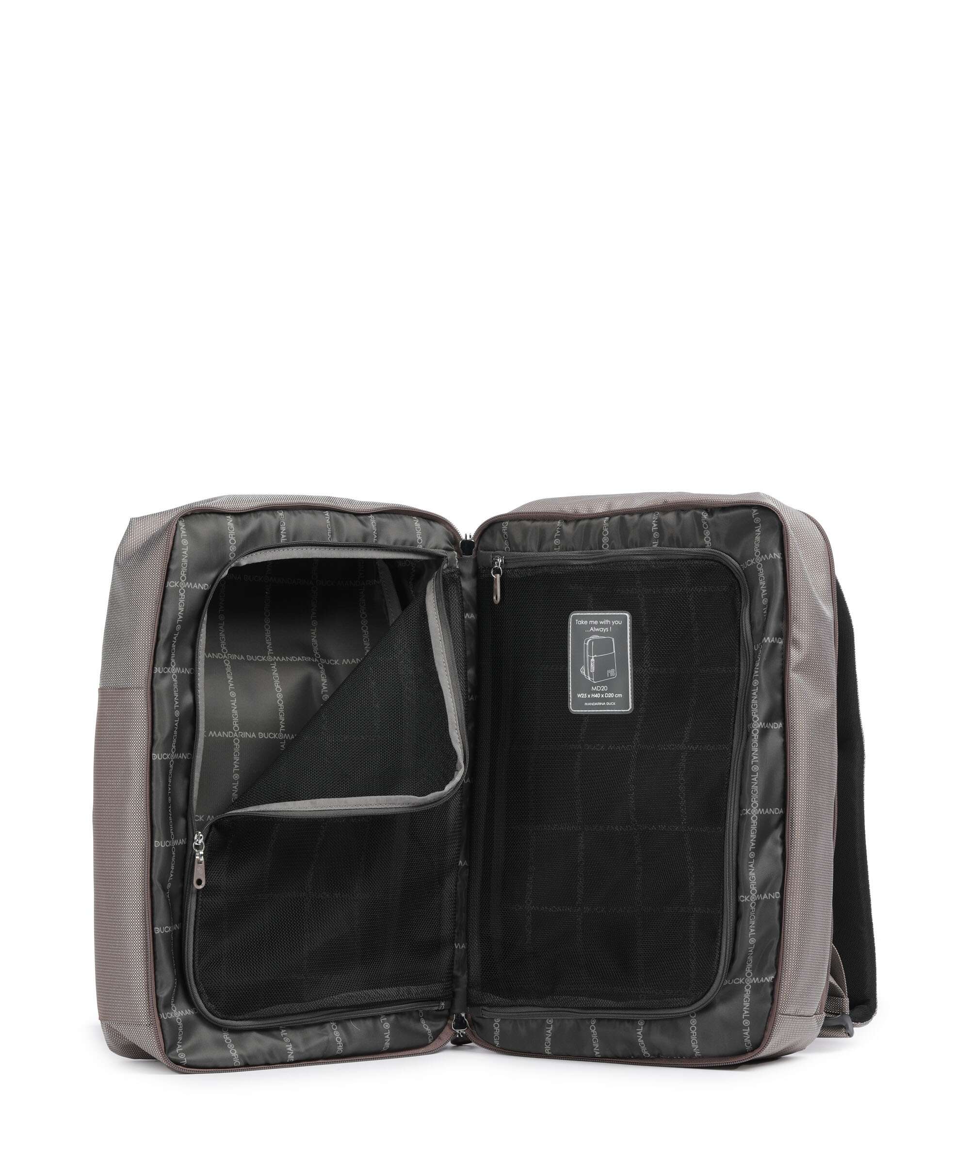 Mandarina Duck MD20 Travel backpack taupe - Image 6