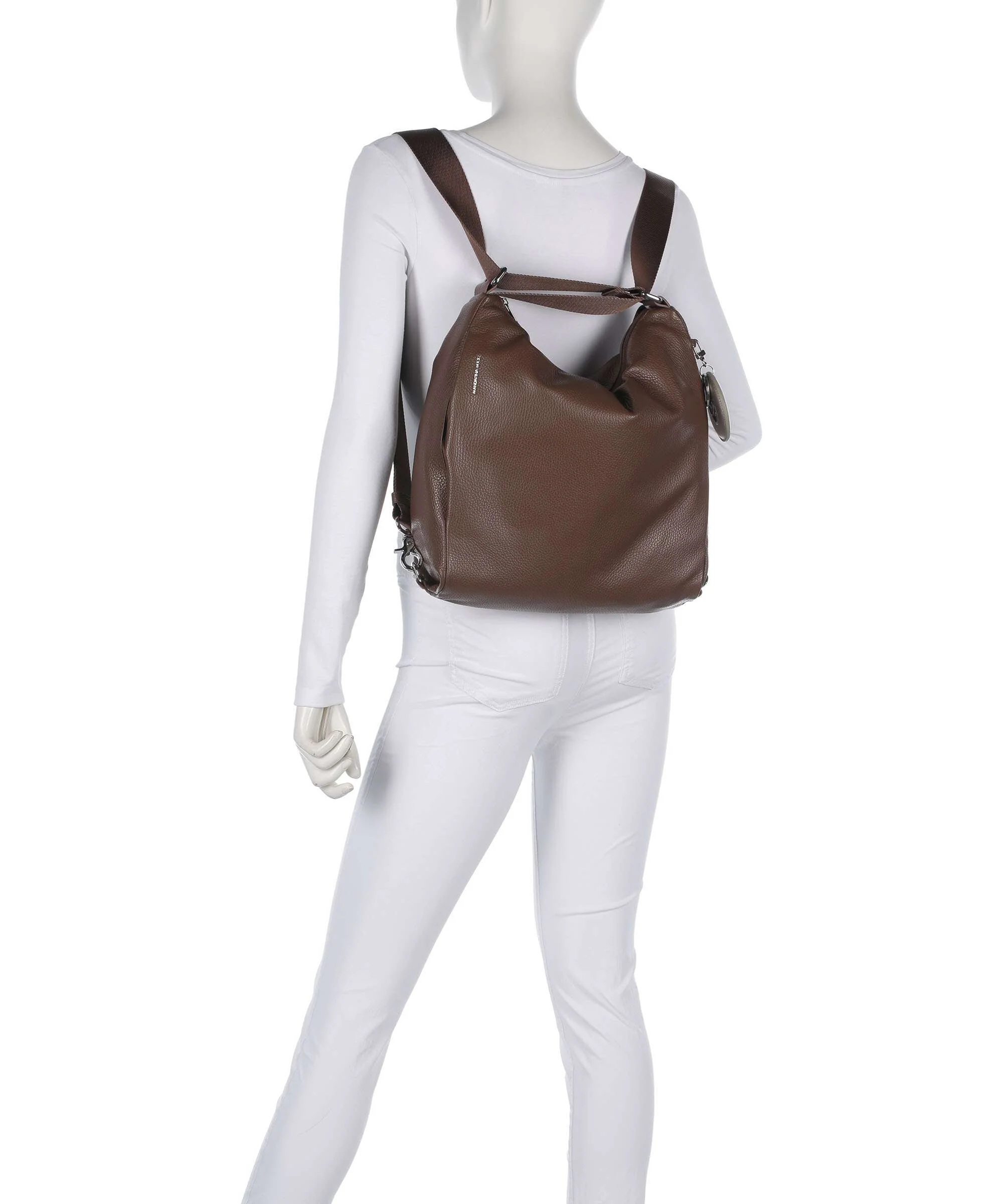 Mandarina Duck Mellow Leather Backpack bag milk chocolate - Image 3