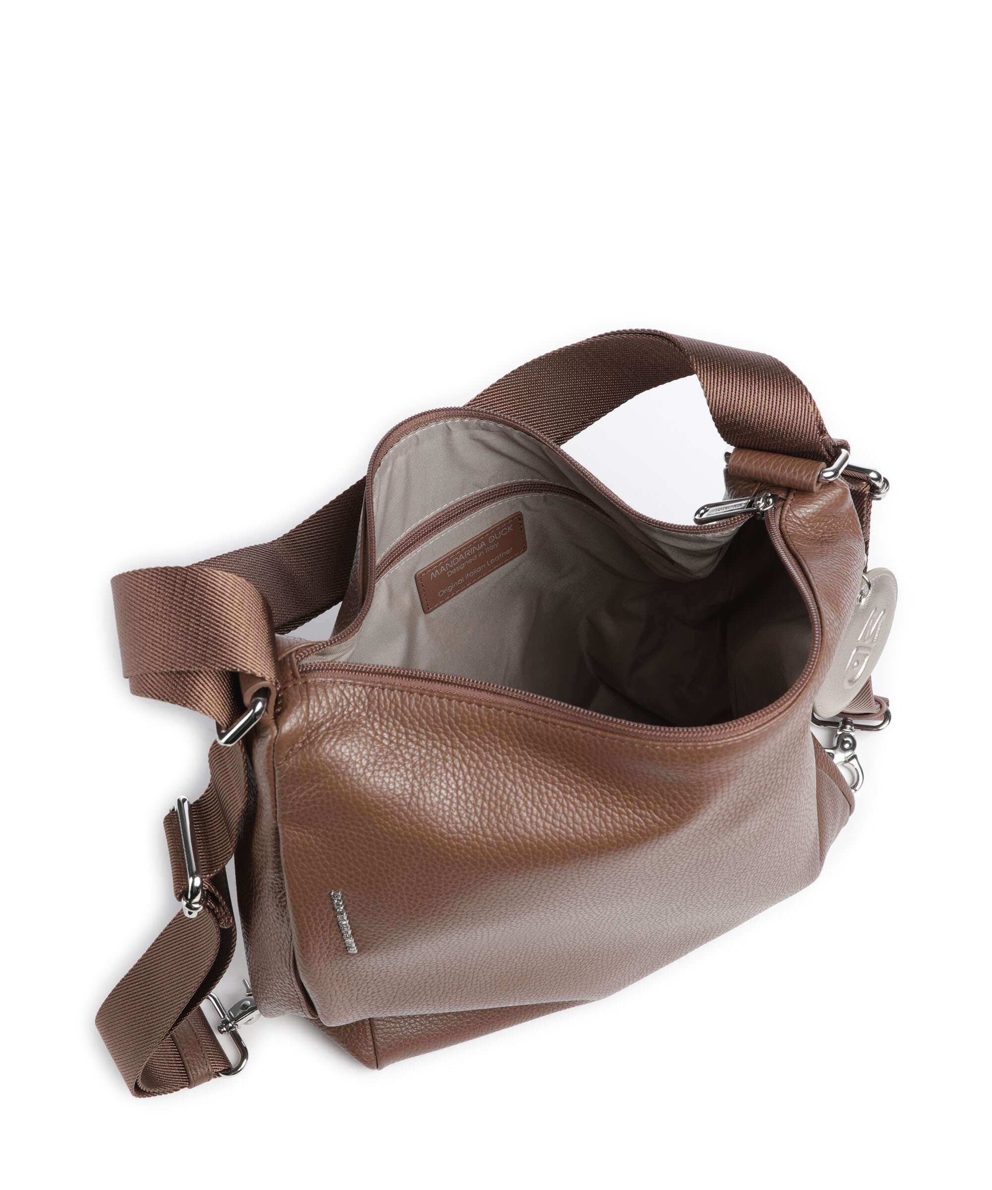 Mandarina Duck Mellow Leather Backpack bag milk chocolate - Image 6