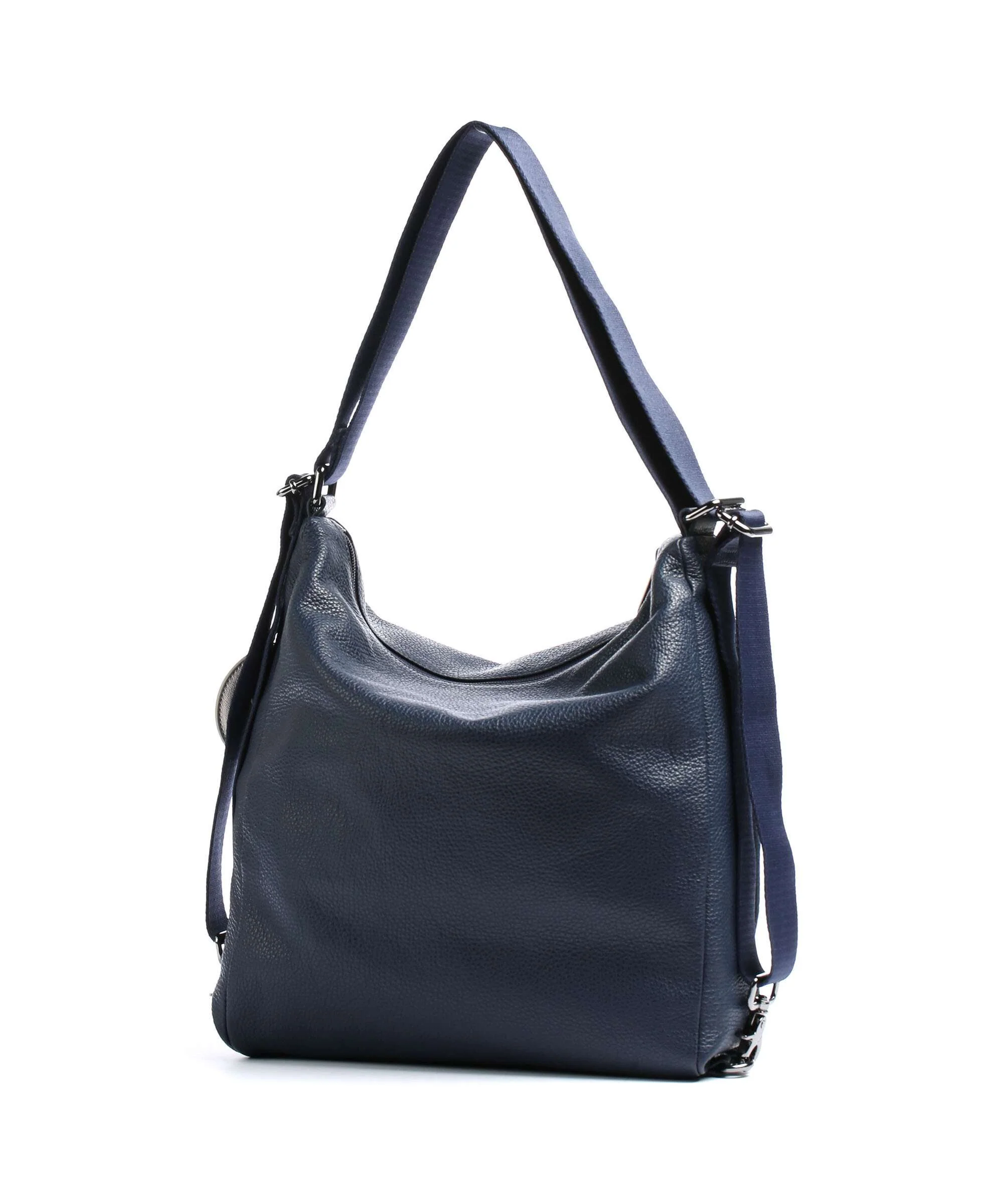 Mandarina Duck Mellow Leather Backpack bag dress blue - Image 2
