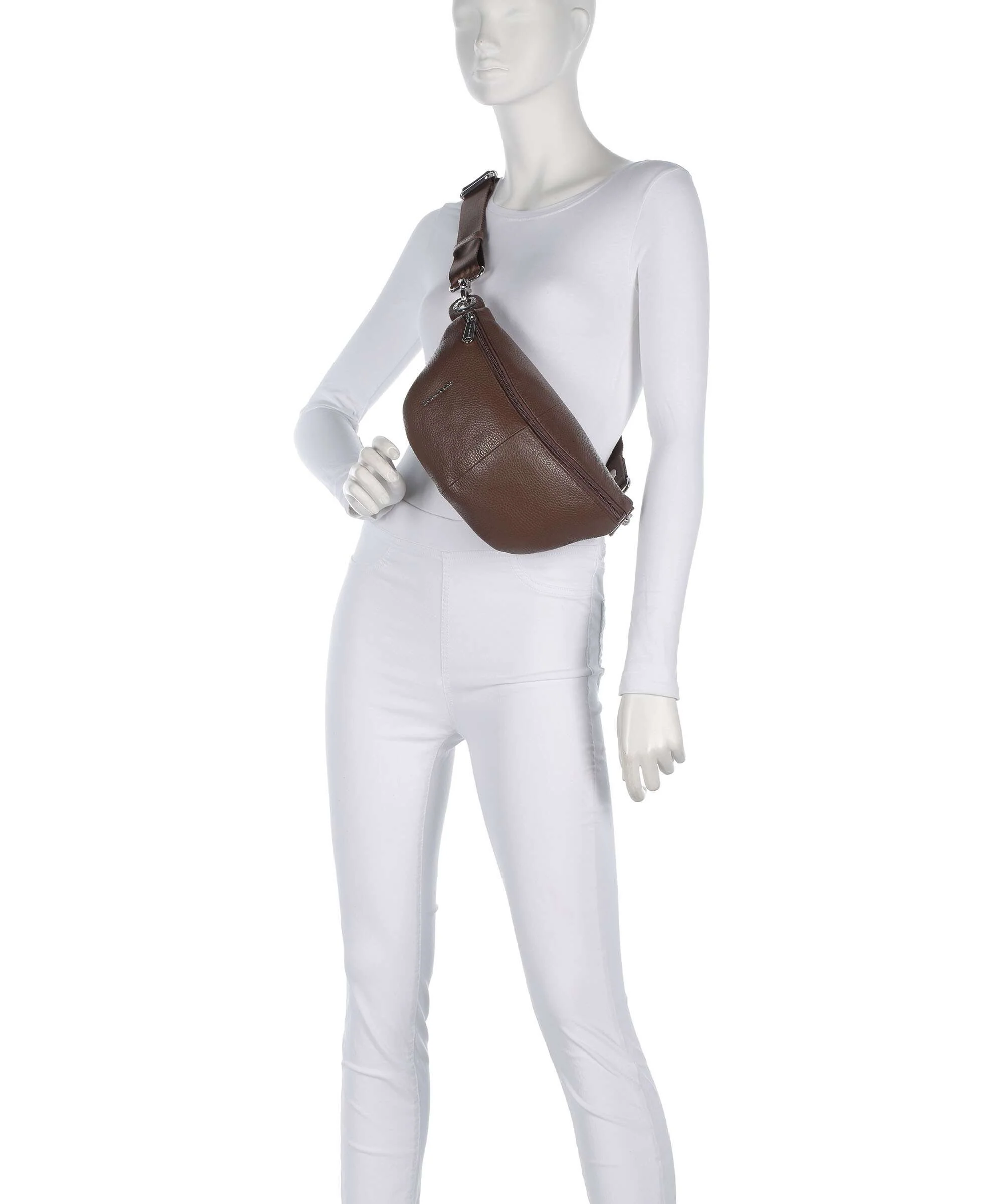 Mandarina Duck Mellow Leather Belt bag milk chocolate - Image 3
