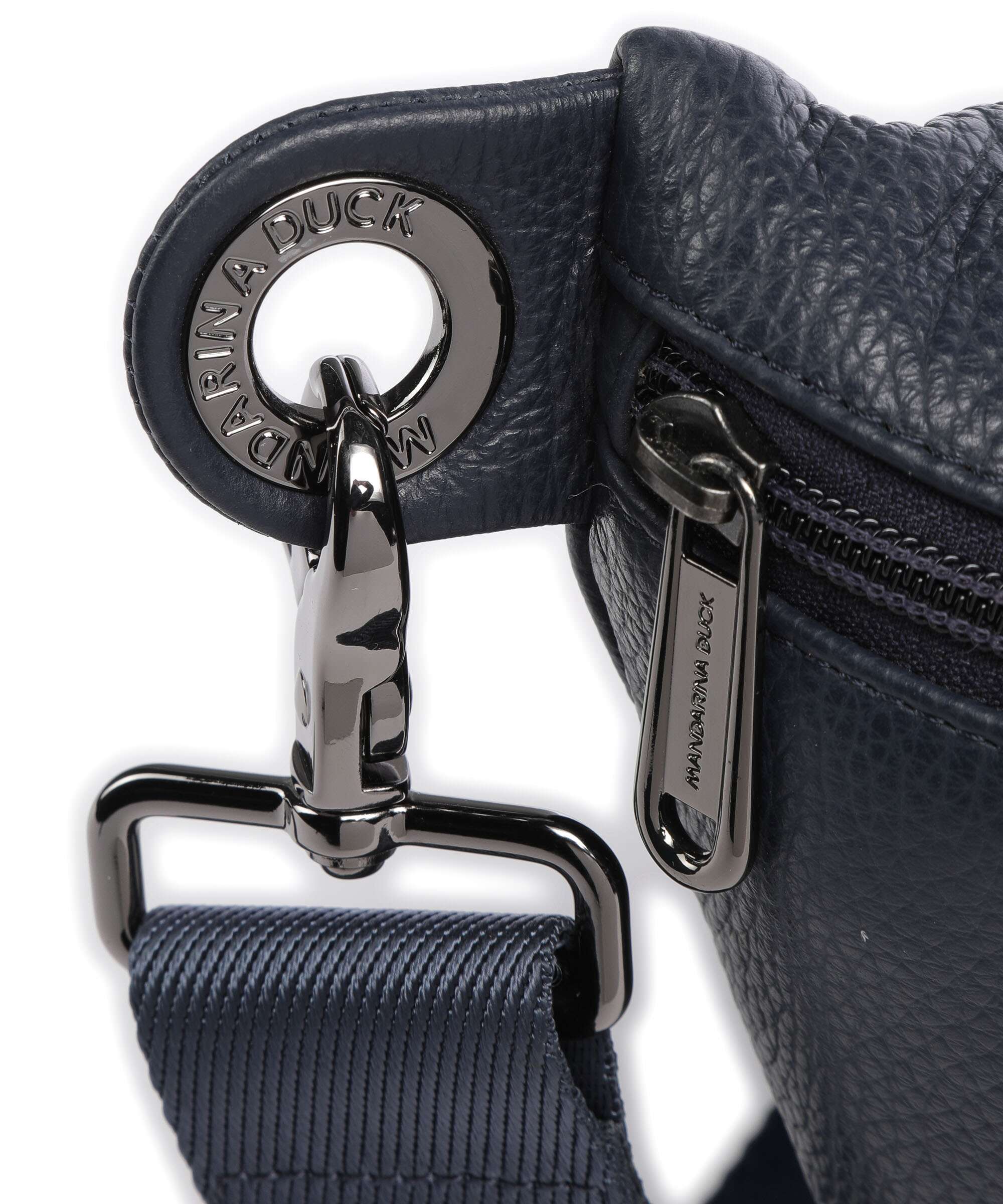 Mandarina Duck Mellow Leather Belt bag dress blue - Image 5