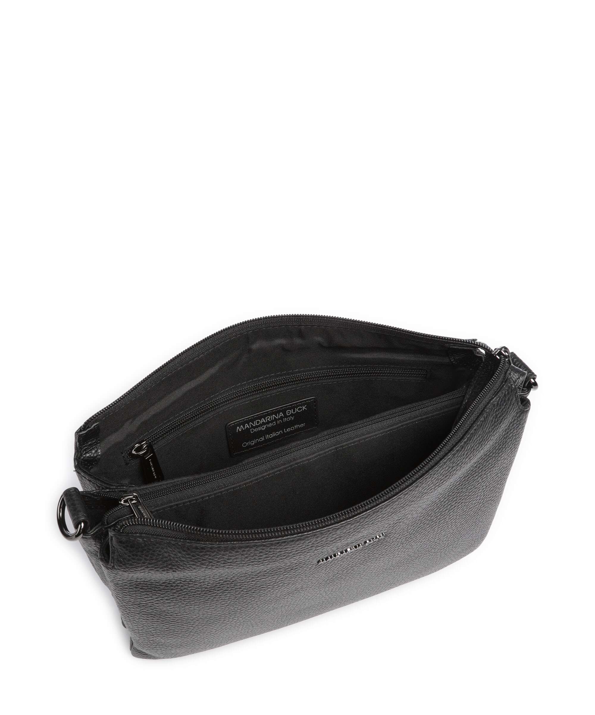 Mandarina Duck Mellow Leather Crossbody bag nero - Image 6