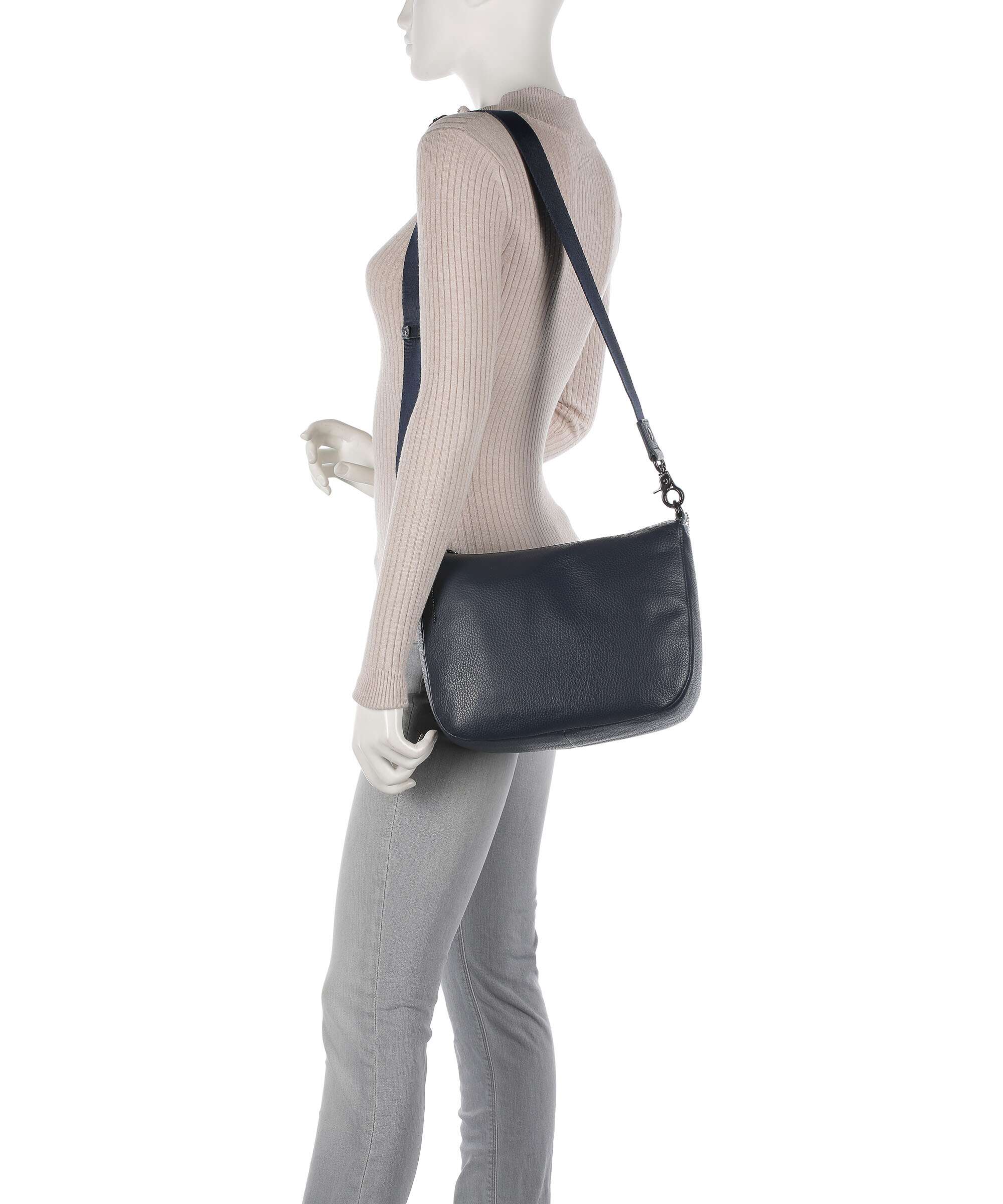 Mandarina Duck Mellow Leather Crossbody bag dress blue - Image 3