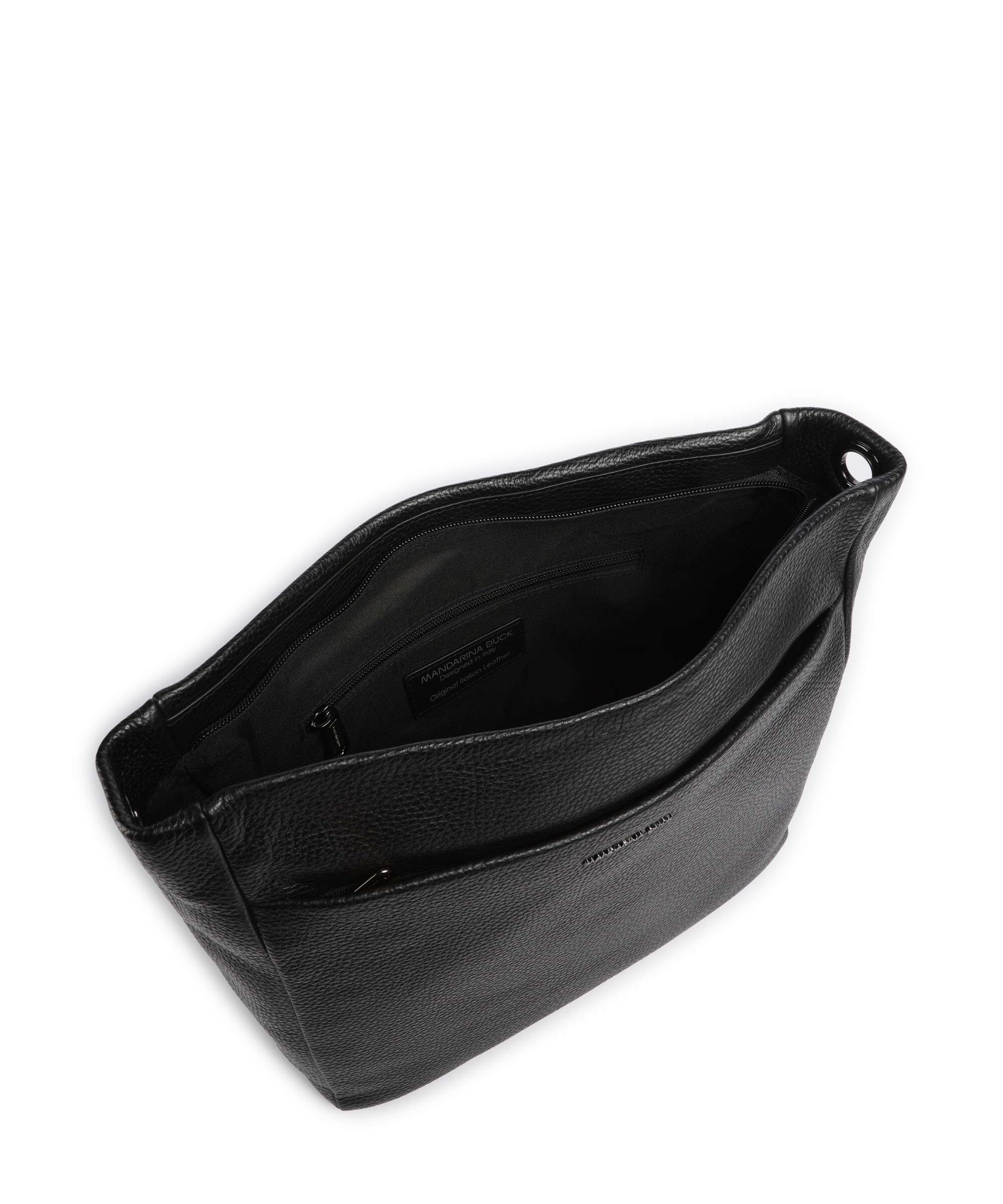 Mandarina Duck Mellow Leather Shoulder bag nero - Image 6