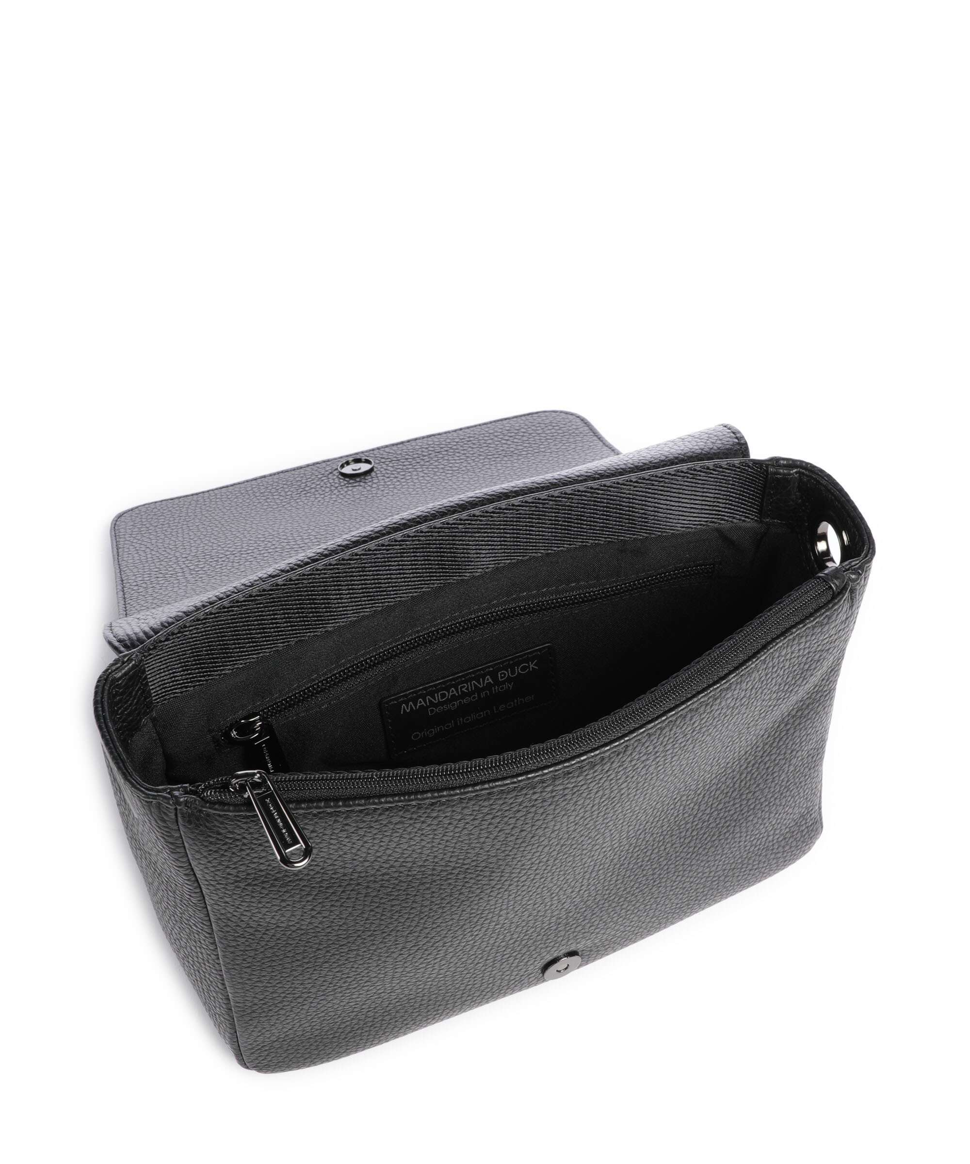 Mandarina Duck Mellow Leather Shoulder bag nero - Image 6