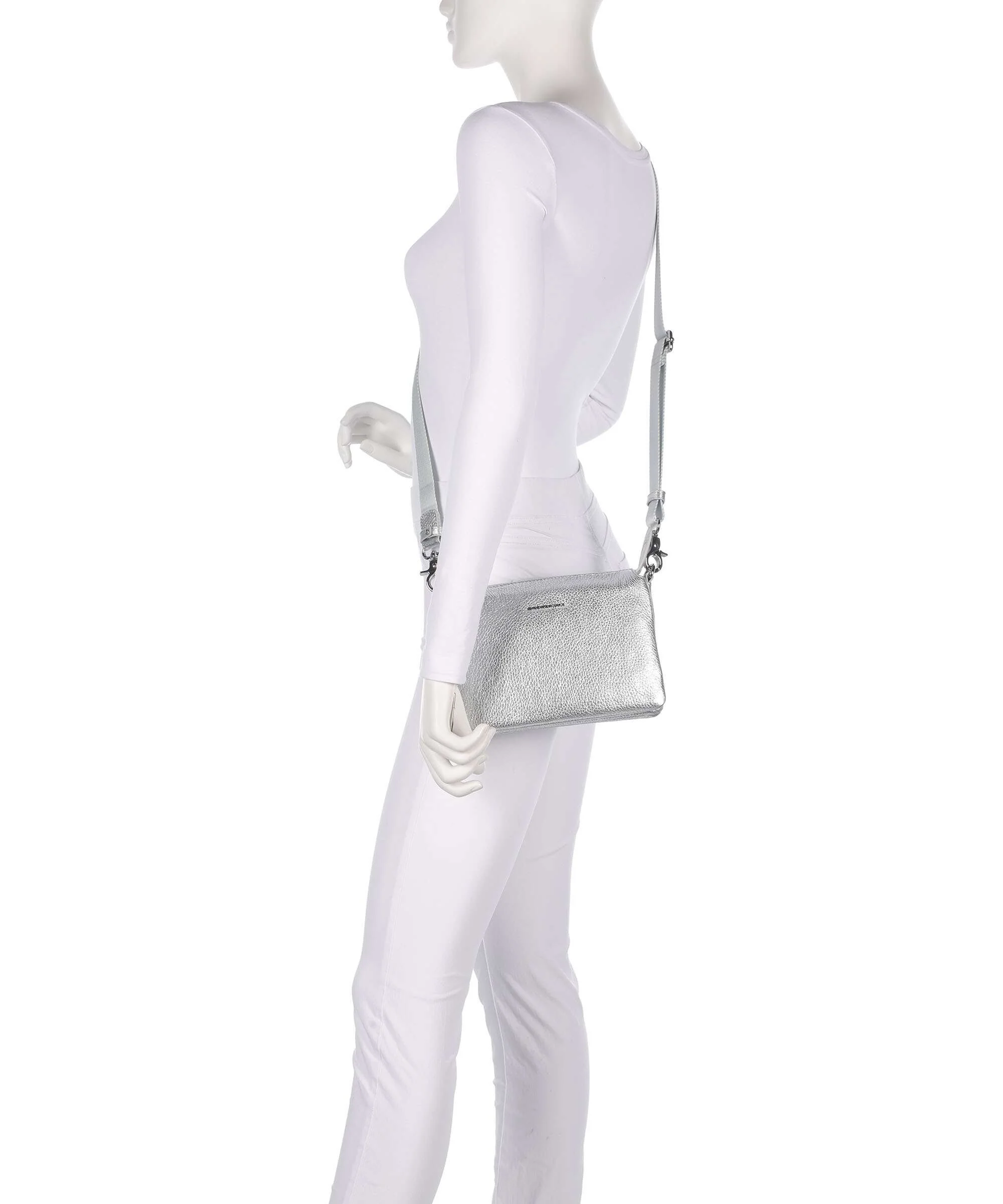 Mandarina Duck Mellow Metal Crossbody bag silver - Image 3