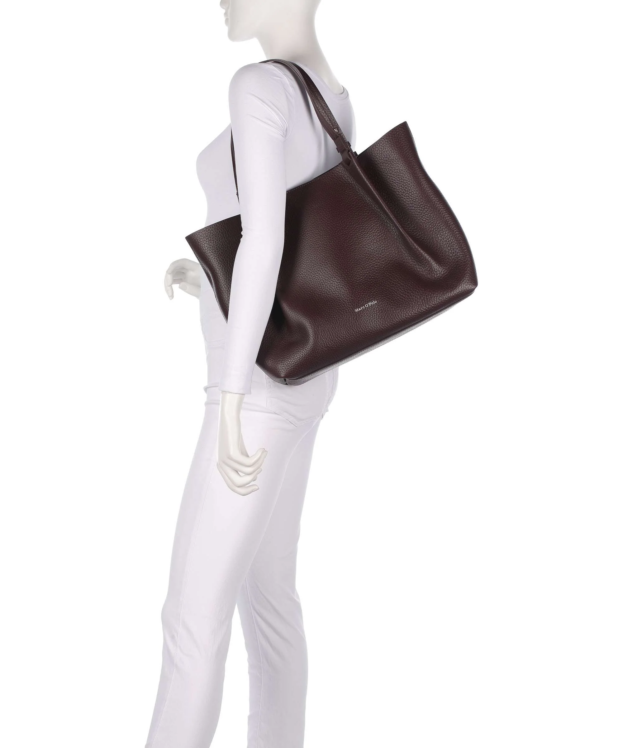 Marc O'Polo Bellar M Tote bag dark aubergine - Image 3