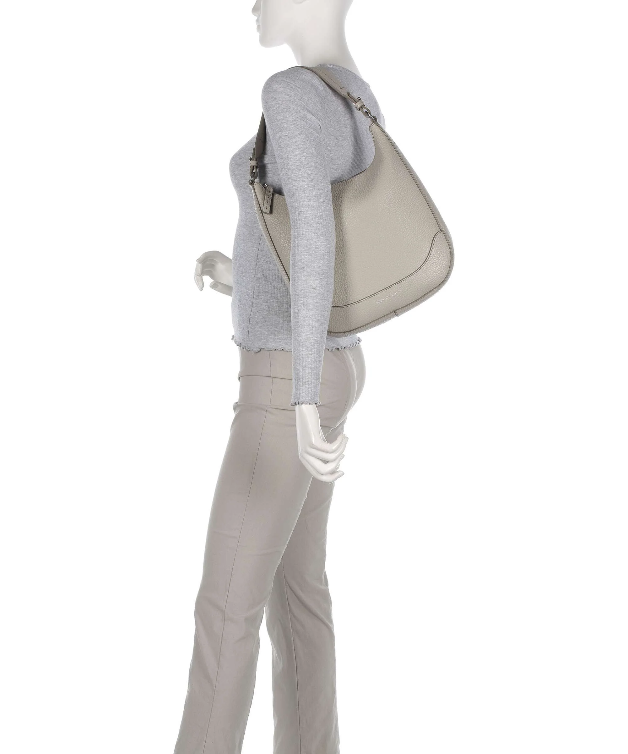 Marc O'Polo Birka M Hobo bag misty grey - Image 3