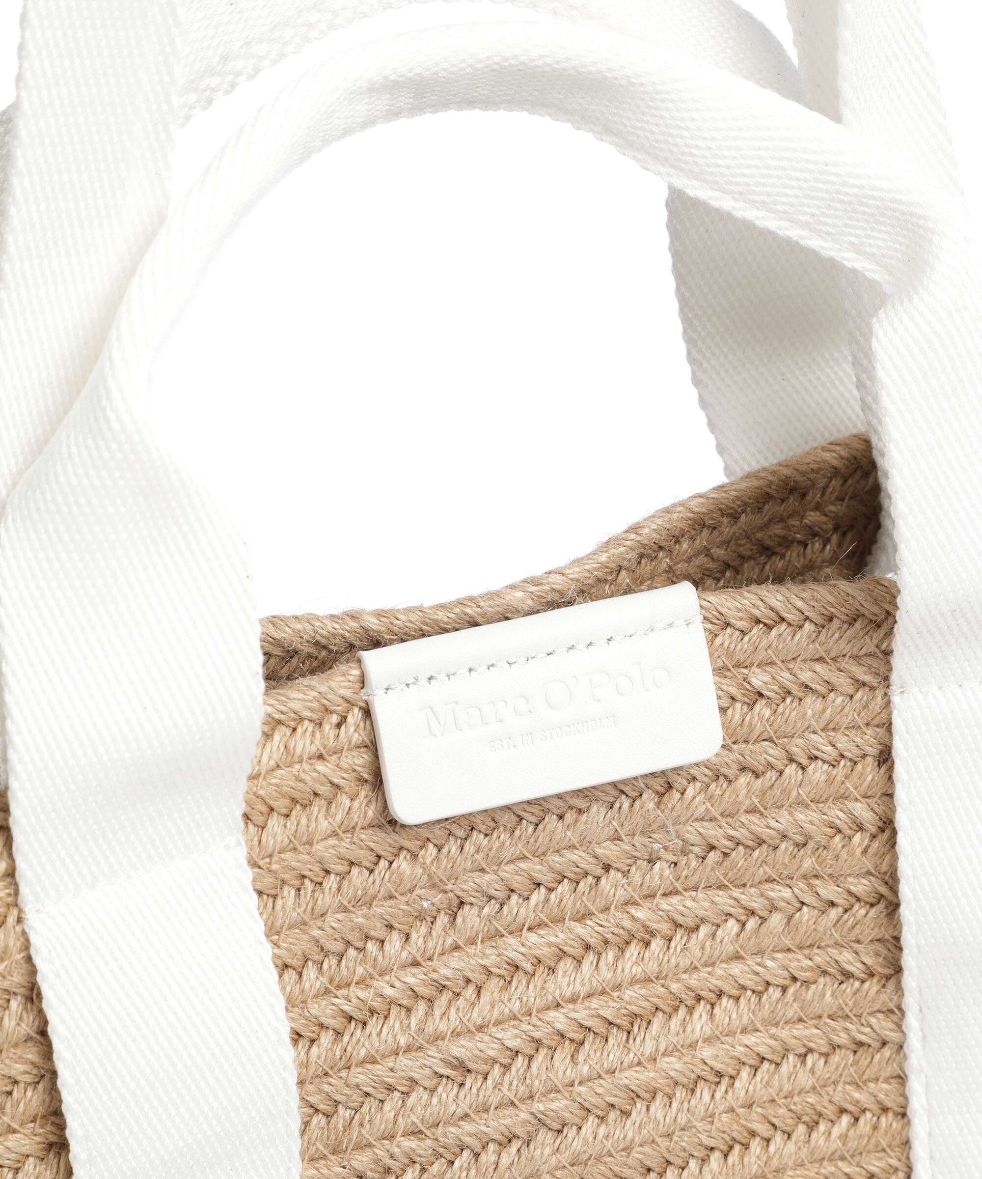 Marc O'Polo Marte Tote bag white cotton - Image 4