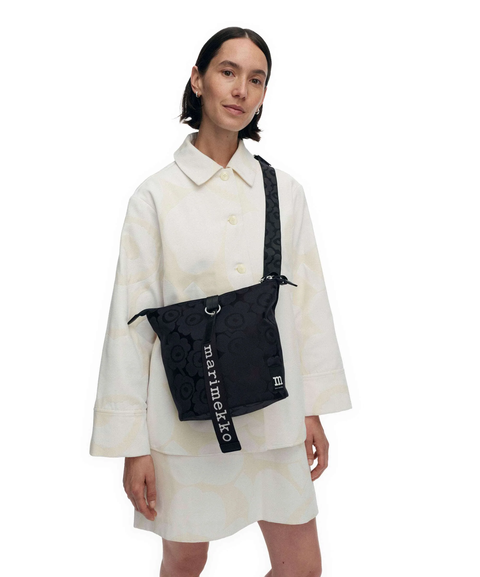 Marimekko Carry All Unikko Crossbody bag blue/dark blue - Image 3