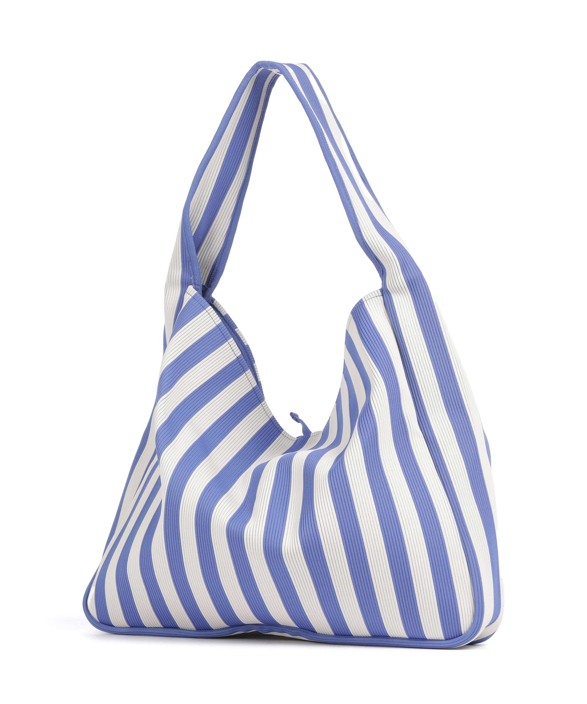 Marimekko Knitted Merirosvo Hobo bag blue/off white - Image 2
