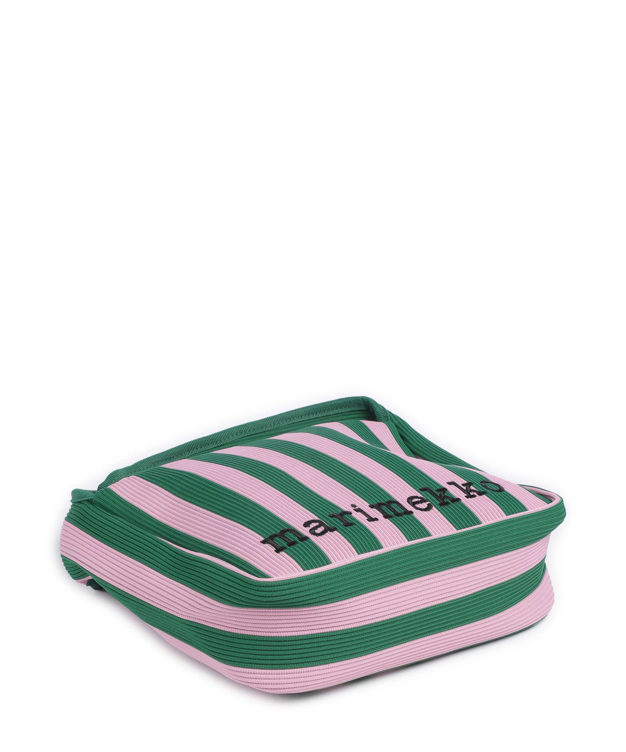 Marimekko Knitted Merirosvo Shoulder bag pink/dark green - Image 4